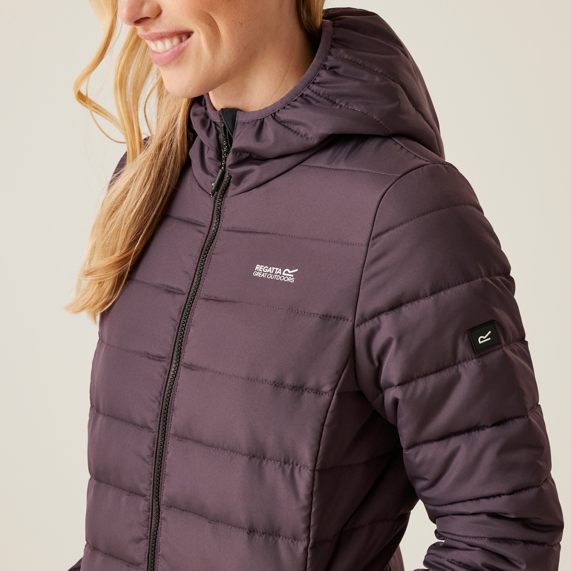 Women's Helfa Insulated Quilted Jacket | Deep Plum