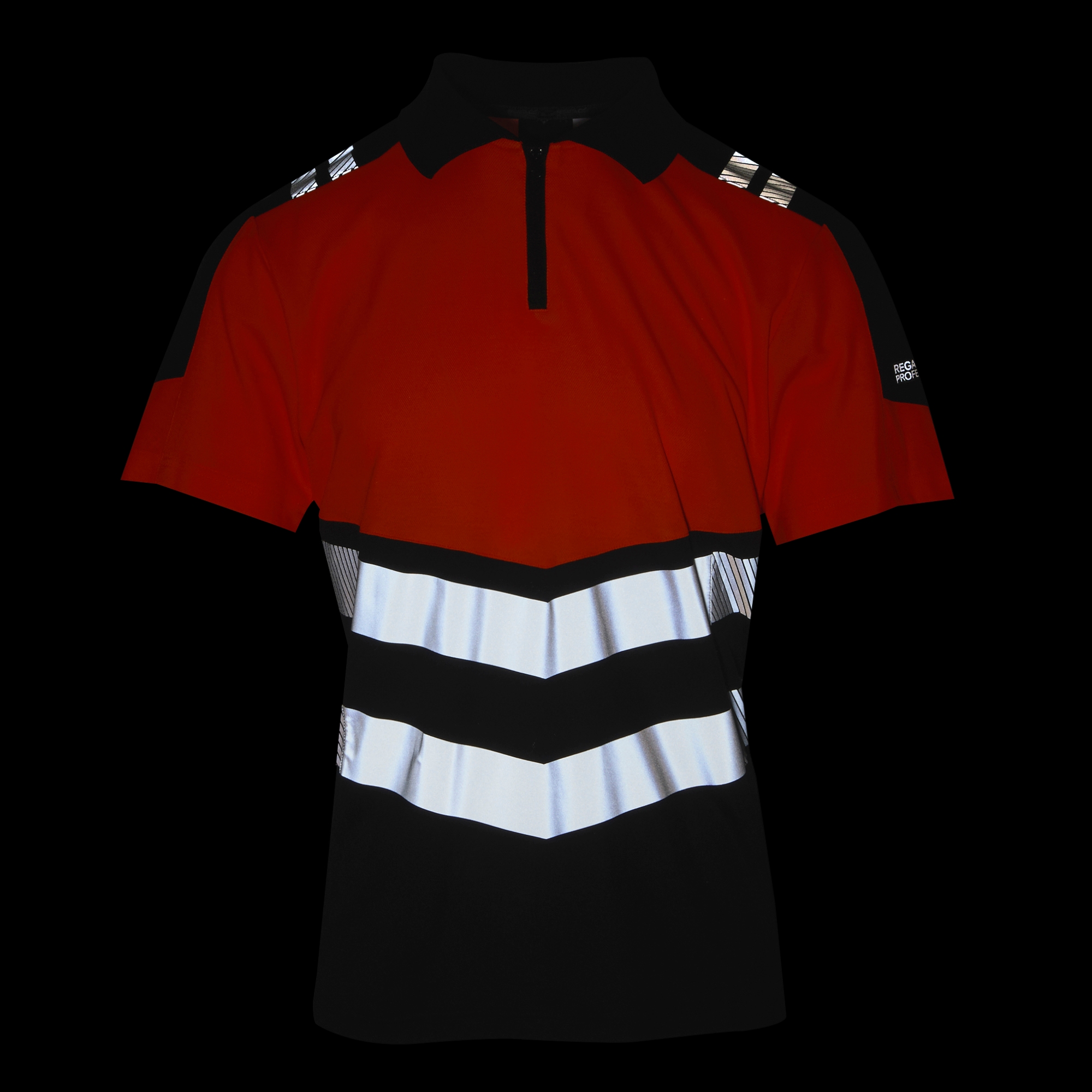 Men's Hi-Vis X-Pro Polo - Class 1 | Black Orange