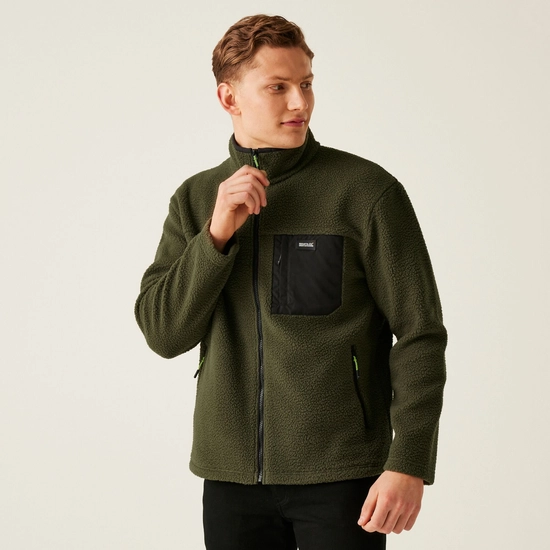 Men's Frankie Borg Fleece | Dark Khaki