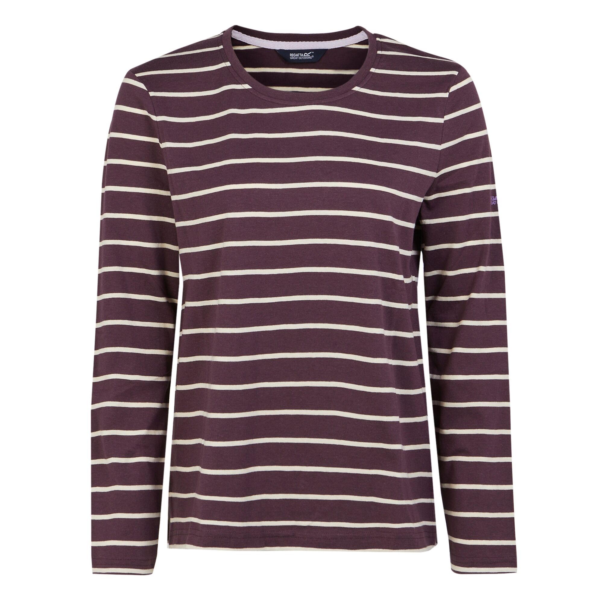 Women's Federica II Long Sleeved T-Shirt | Deep Plum Light Vanilla