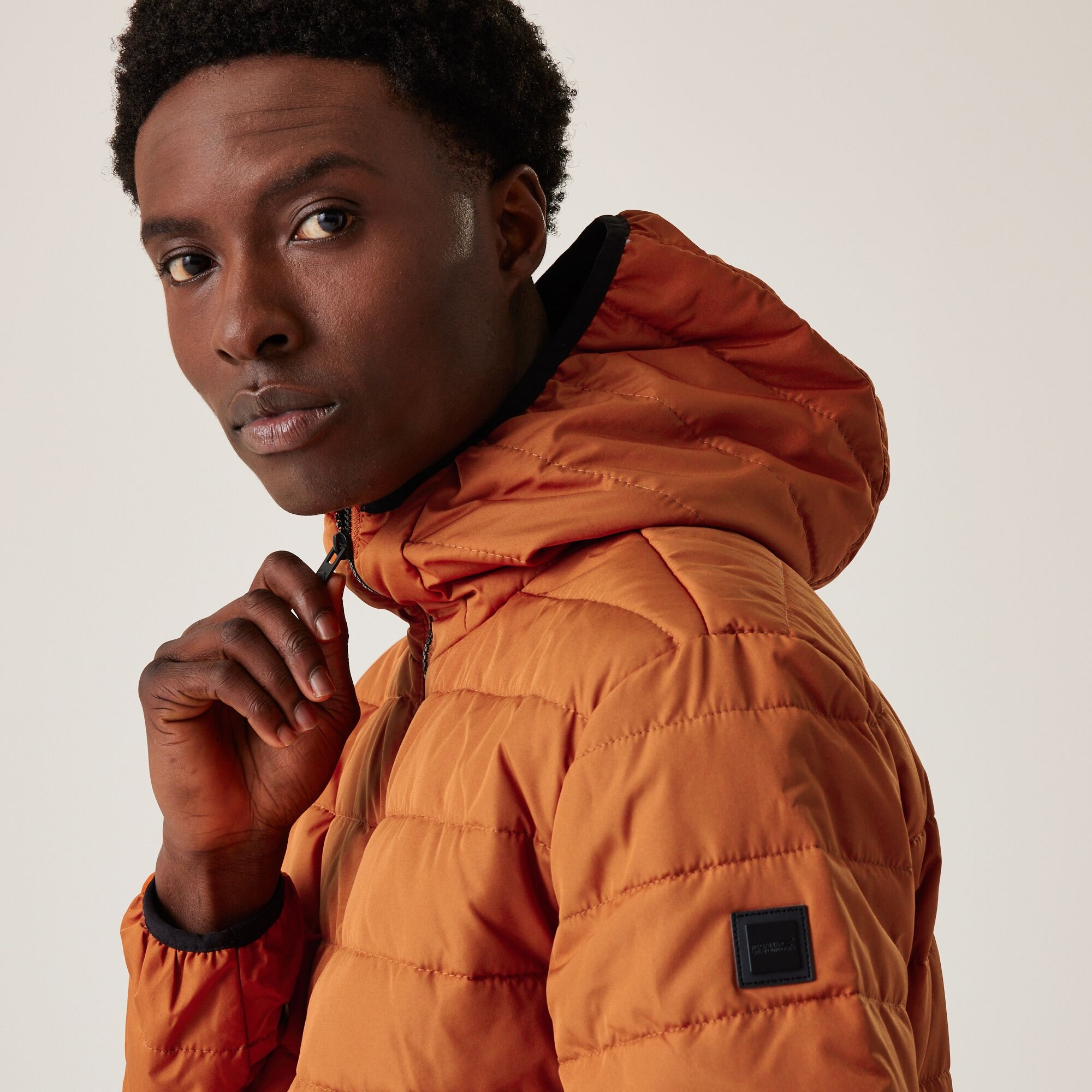 Men's Helfa Insulated Padded Jacket | Burnt Copper