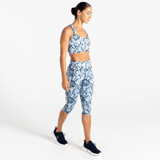 Women's Influential II 3/4 Leggings | Mist Dash Print