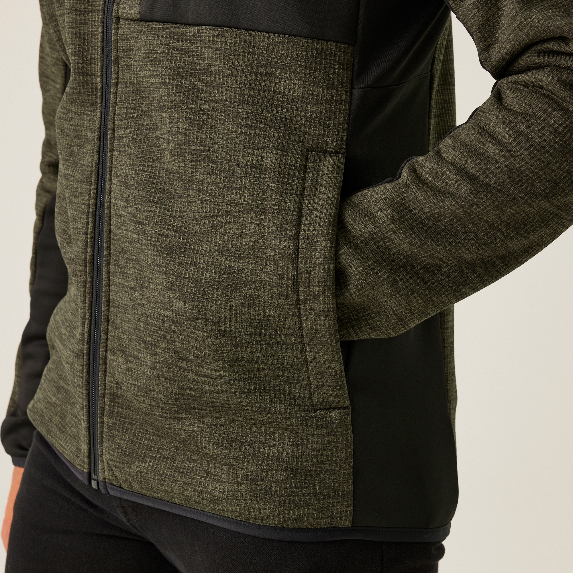 Men's Shorston Full Zip Fleece | Crocodile Marl