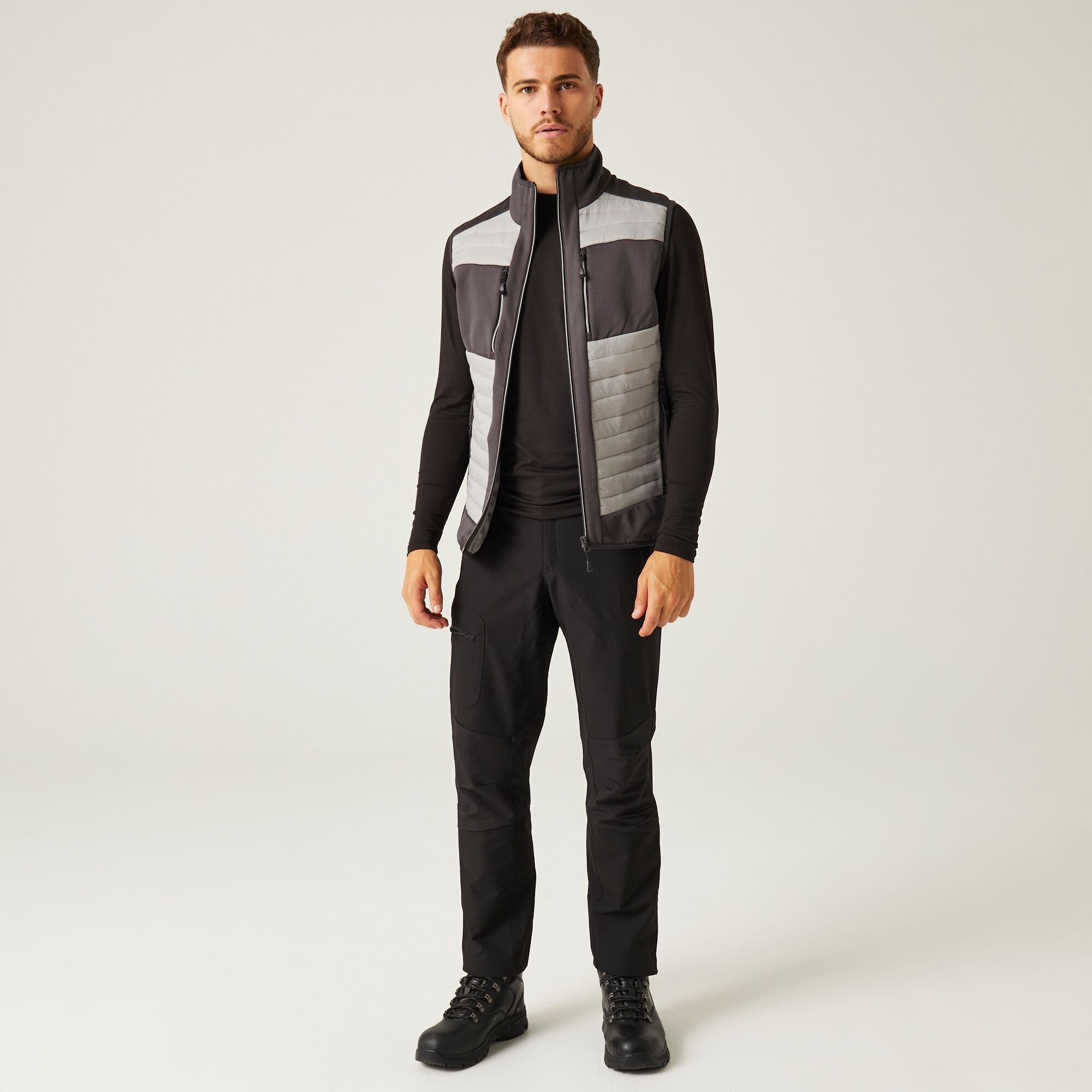 Men's E-Volve Thermal Hybrid Bodywarmer | Mineral Grey Ash