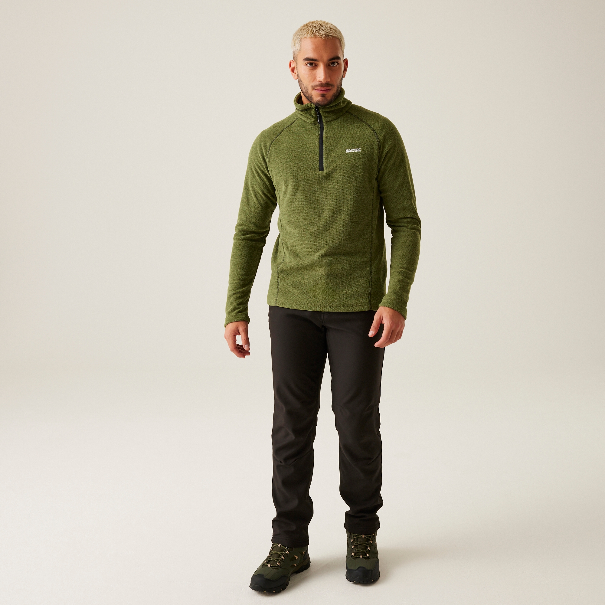 Men's Kenger Half Zip Midweight Fleece | Nephrite Green