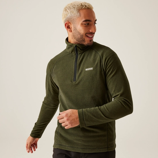 Men's Montes Lightweight Half Zip Fleece | Light Steel