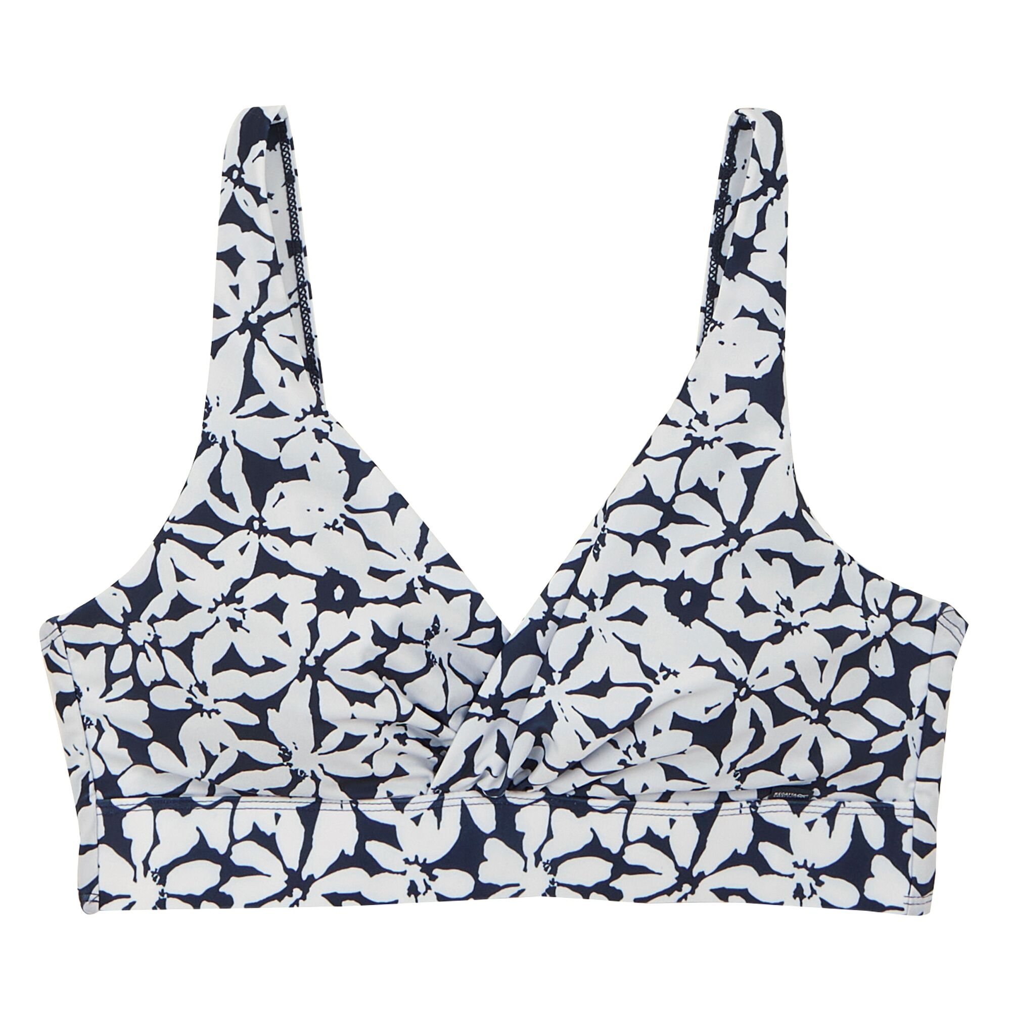 Women's Paloma Bikini Top | Navy White Large Floral