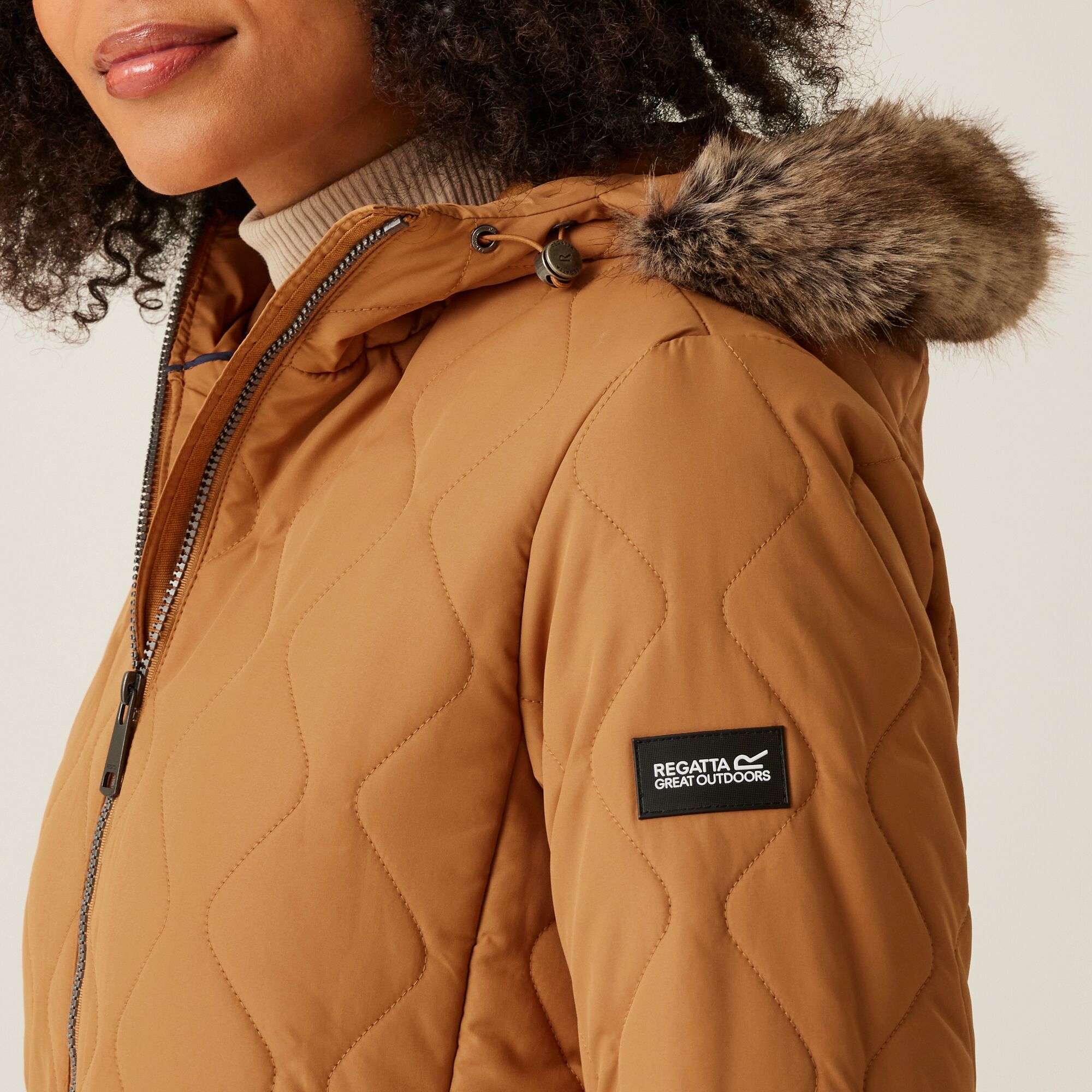Women's Fritha III Insulated Parka Jacket | Bran Brown