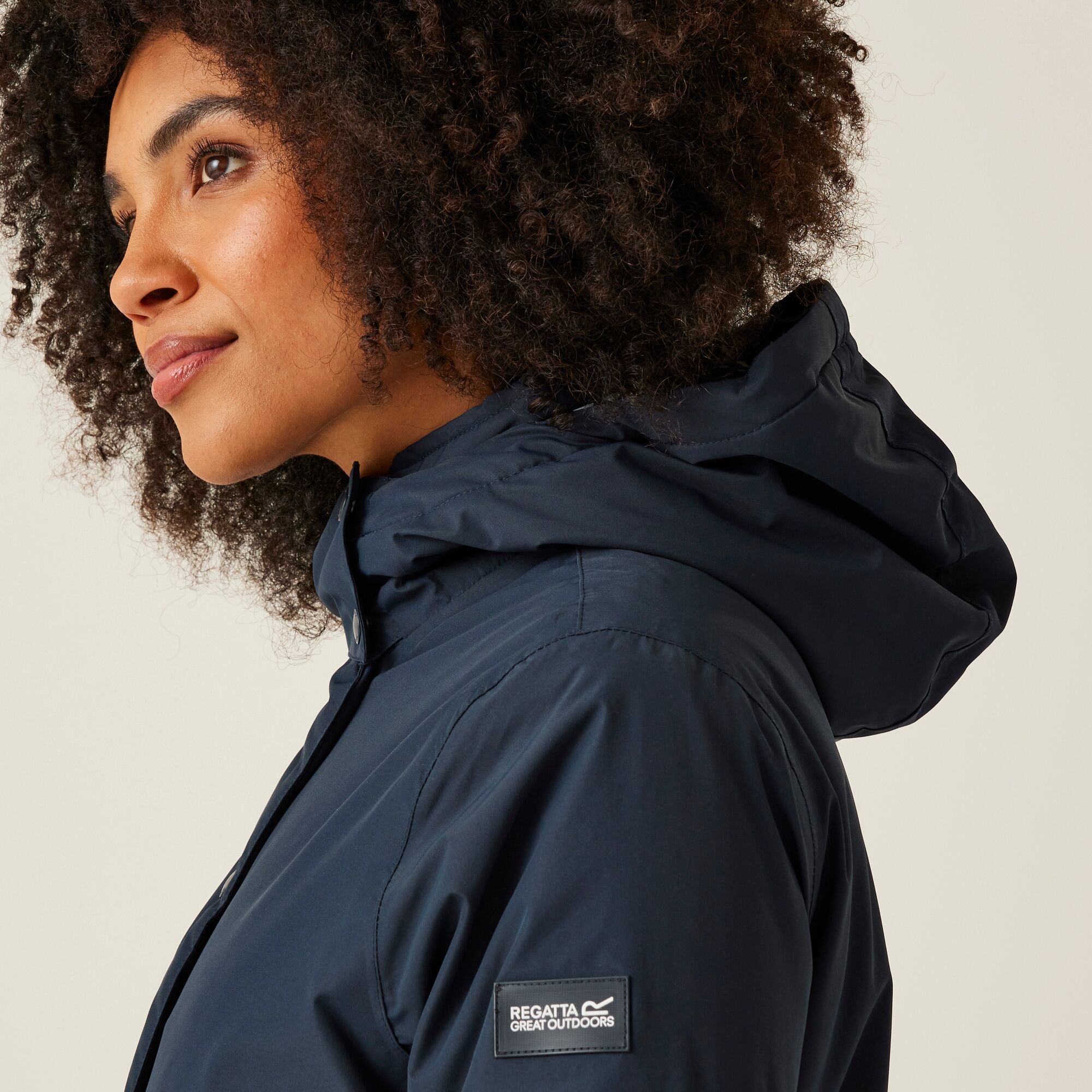Women's Mireya Waterproof Insulated Jacket | Navy Spot Print