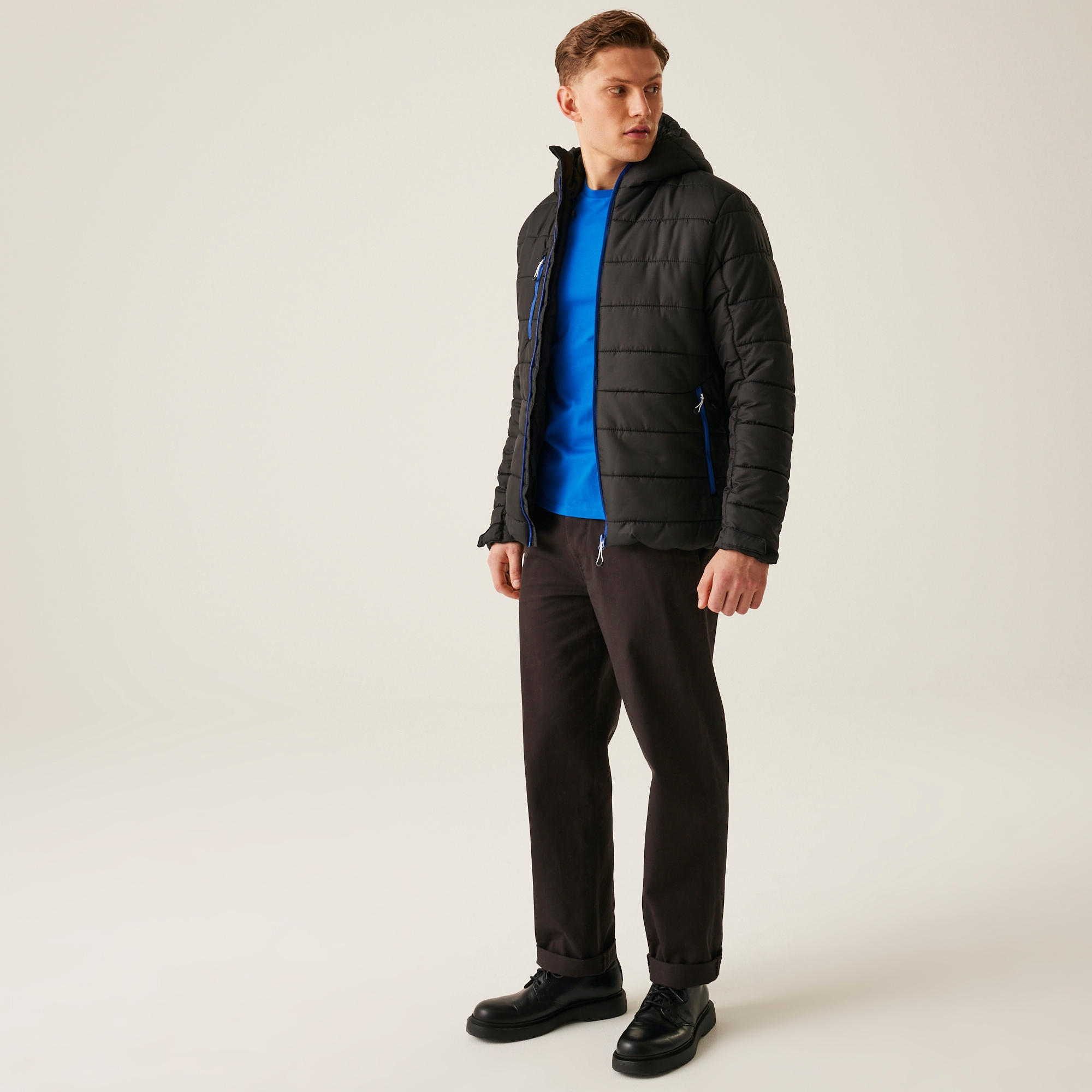 Men's Navigate Thermal Jacket | Black New Royal