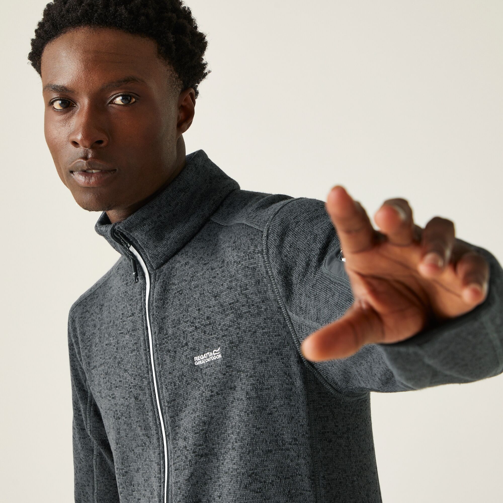 Men's Newhill Full Zip Fleece | Ash