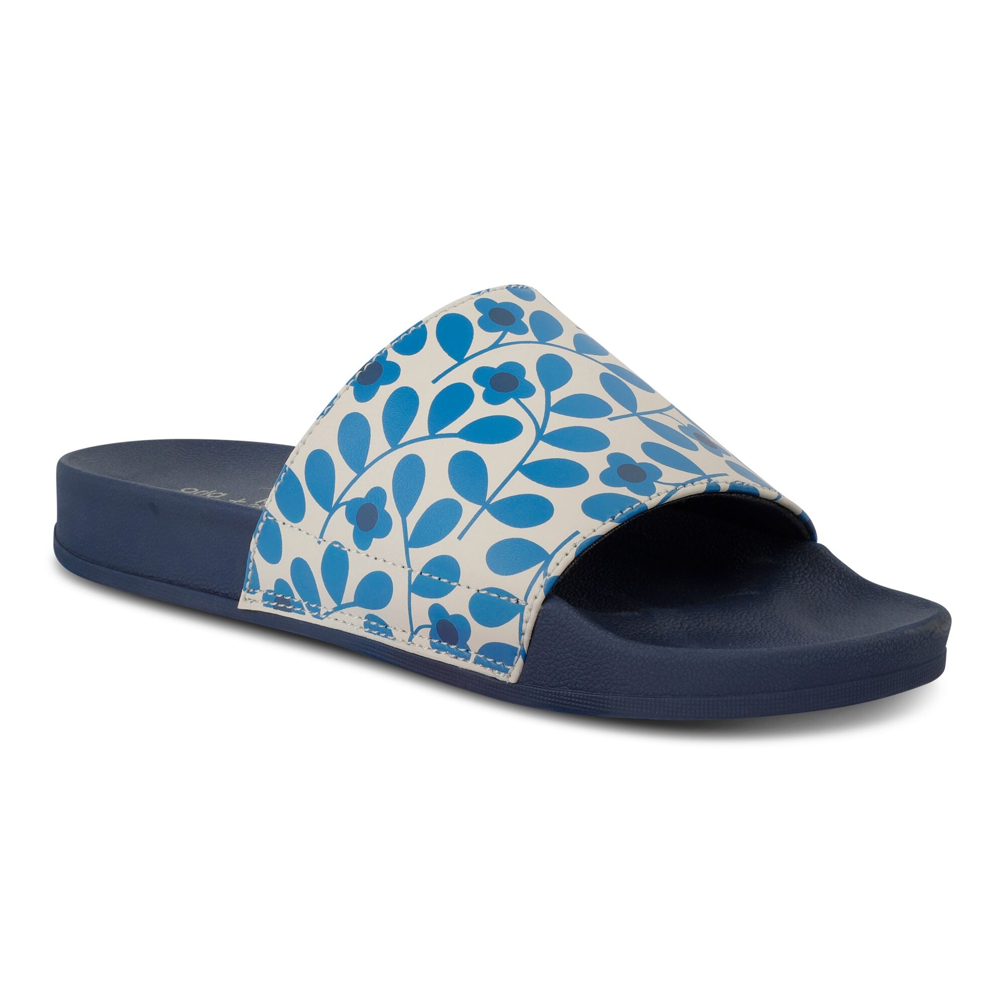 Orla Kiely Slide | Jasmine Flower Blue