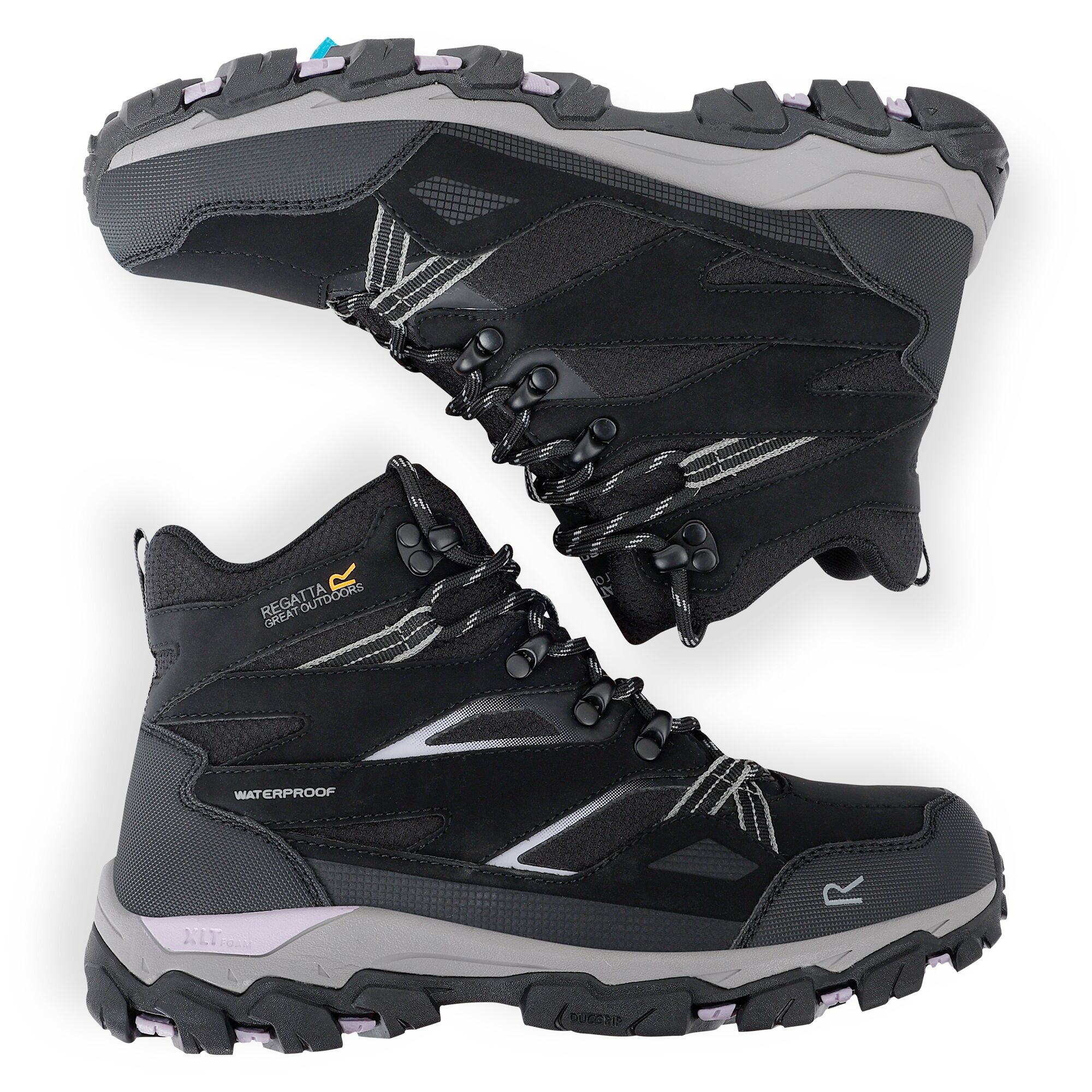 Women's Holcombe III Walking Boots | Black Purple Sage