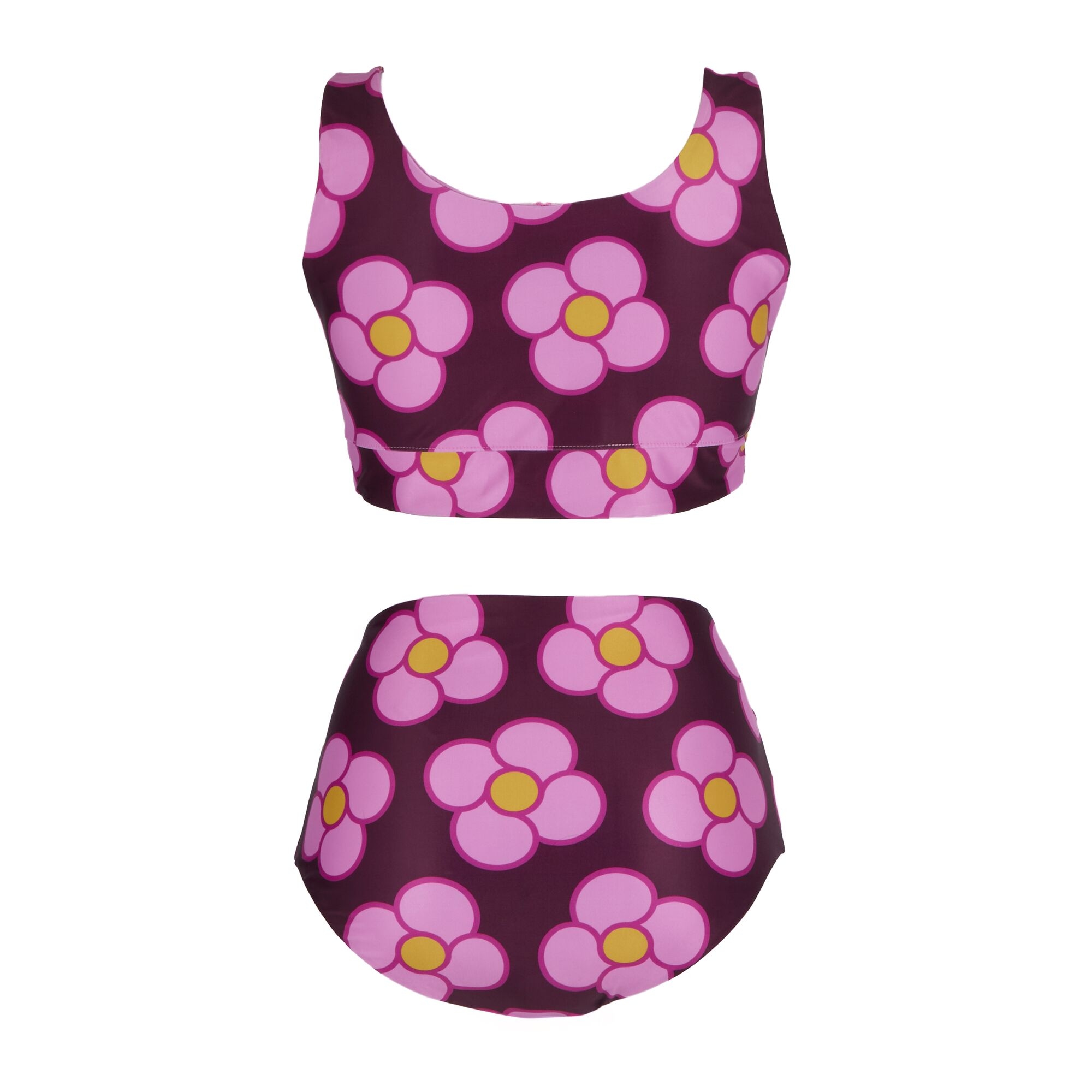 Orla Kiely Reversible Bikini Set | Spinning Flower Morello