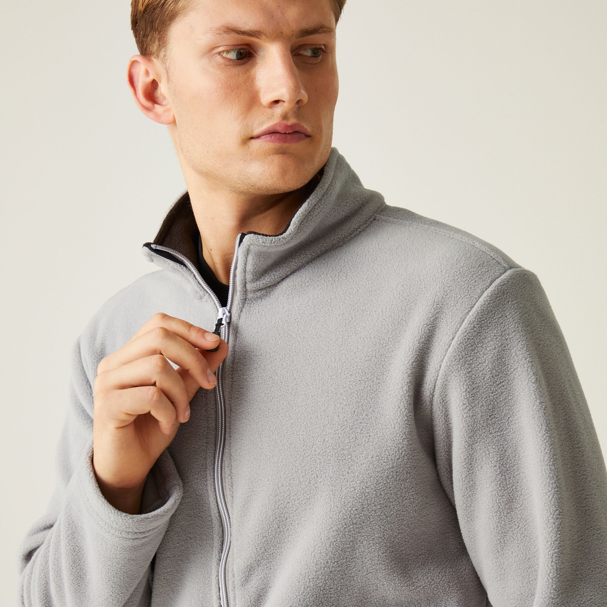 Men's Ascender 250 Full Zip Fleece | Mineral Grey Black