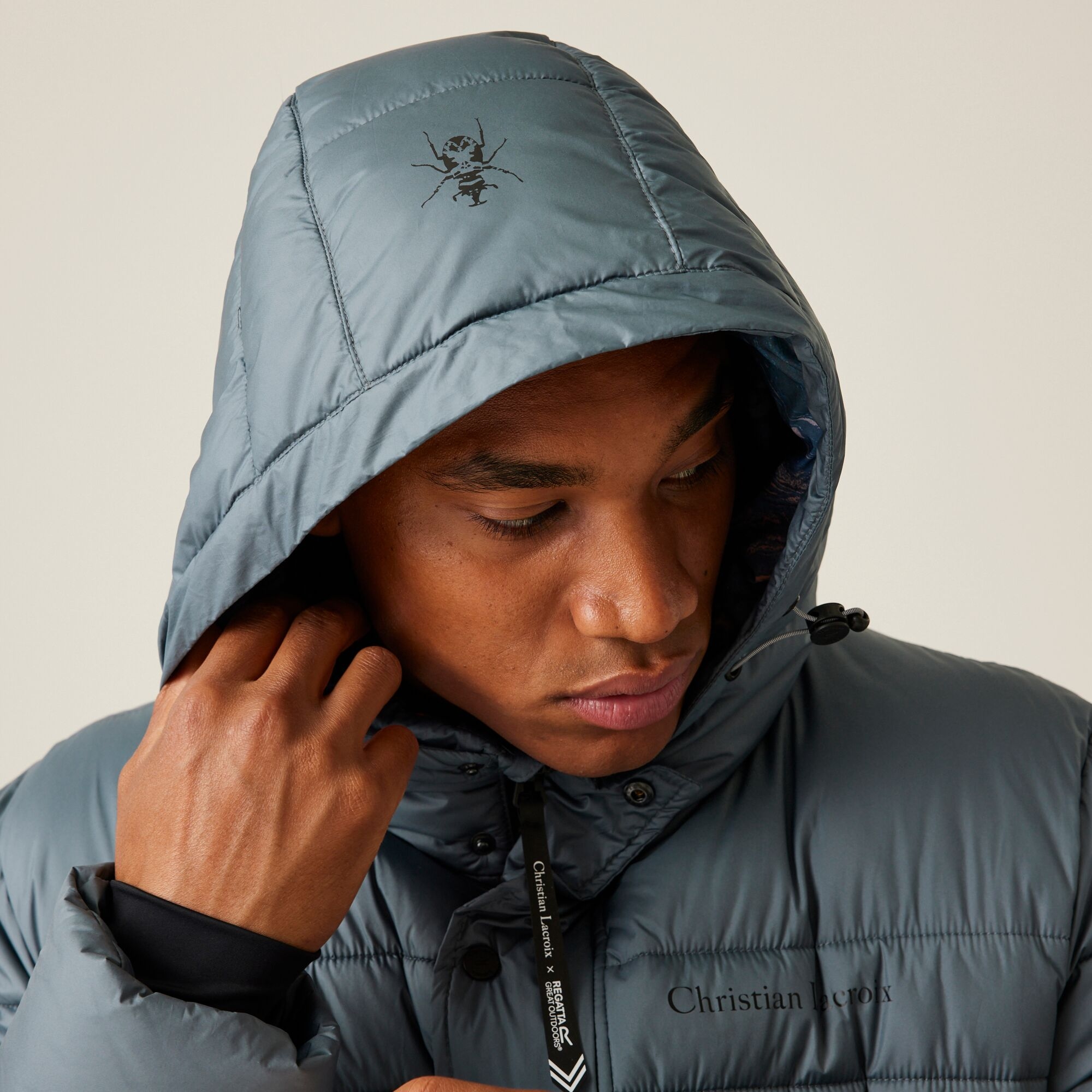Christian Lacroix - Men's Collongues Long Padded Jacket | Stormy Weather