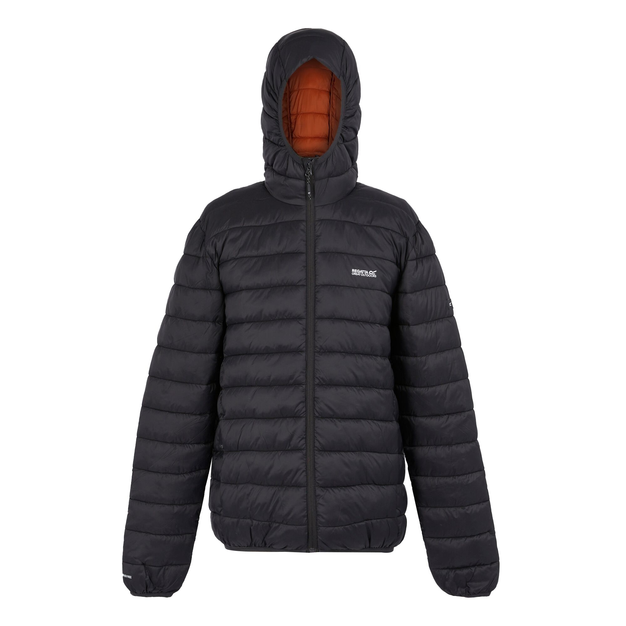 Men's Hooded Marizion Padded Jacket | Ash Red Ochre