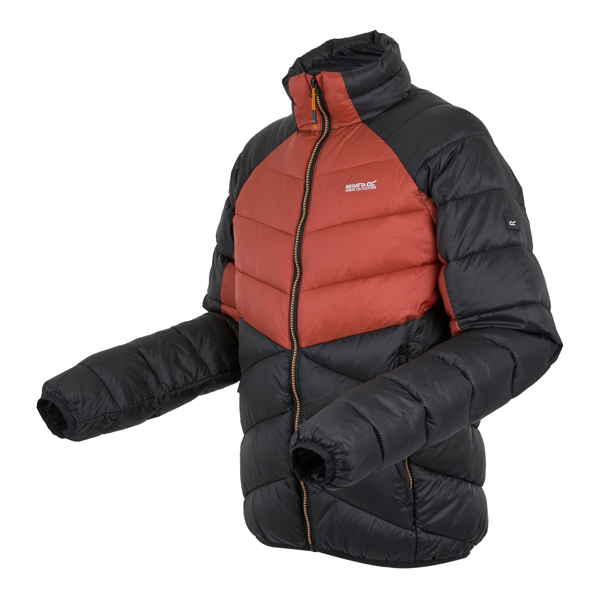 Men's Dalent Padded Jacket | Red Ochre Black