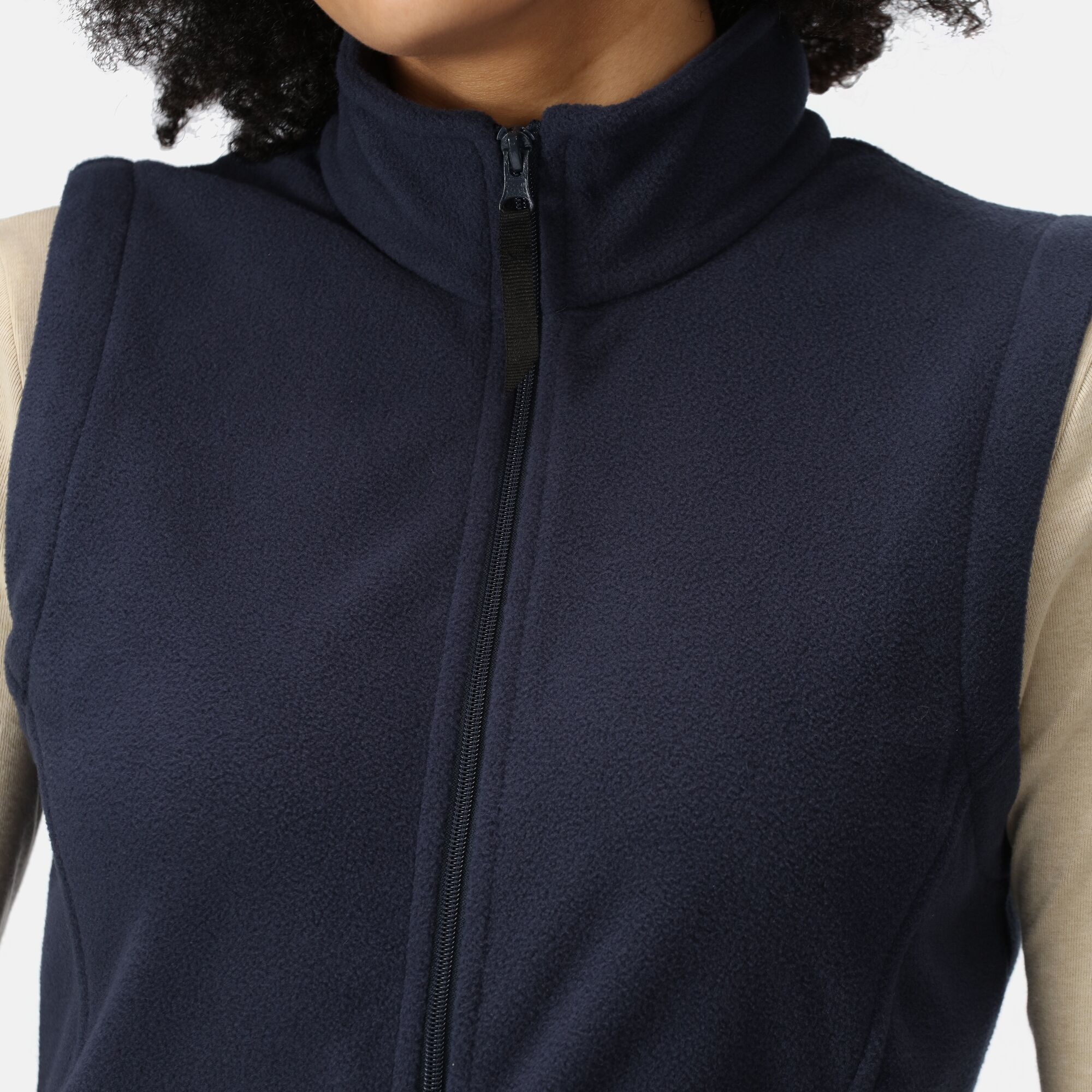Women's Micro Fleece Bodywarmer | Dark Navy