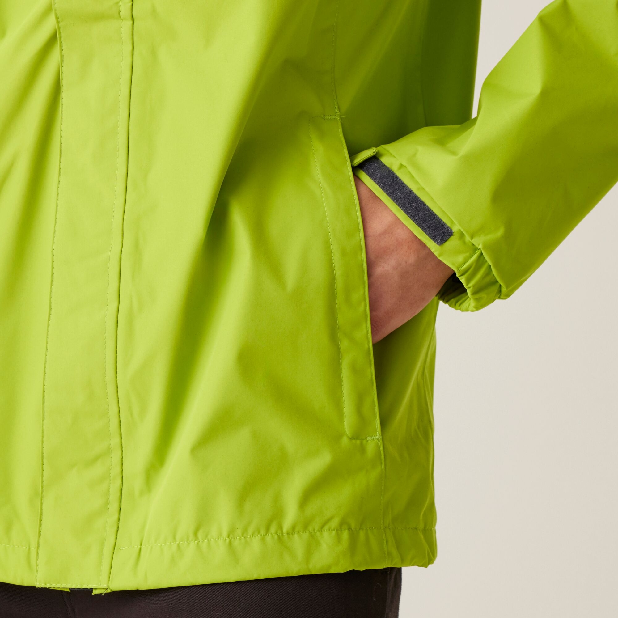 Men's Ardmore Shell Jacket | Key Lime Seal Grey