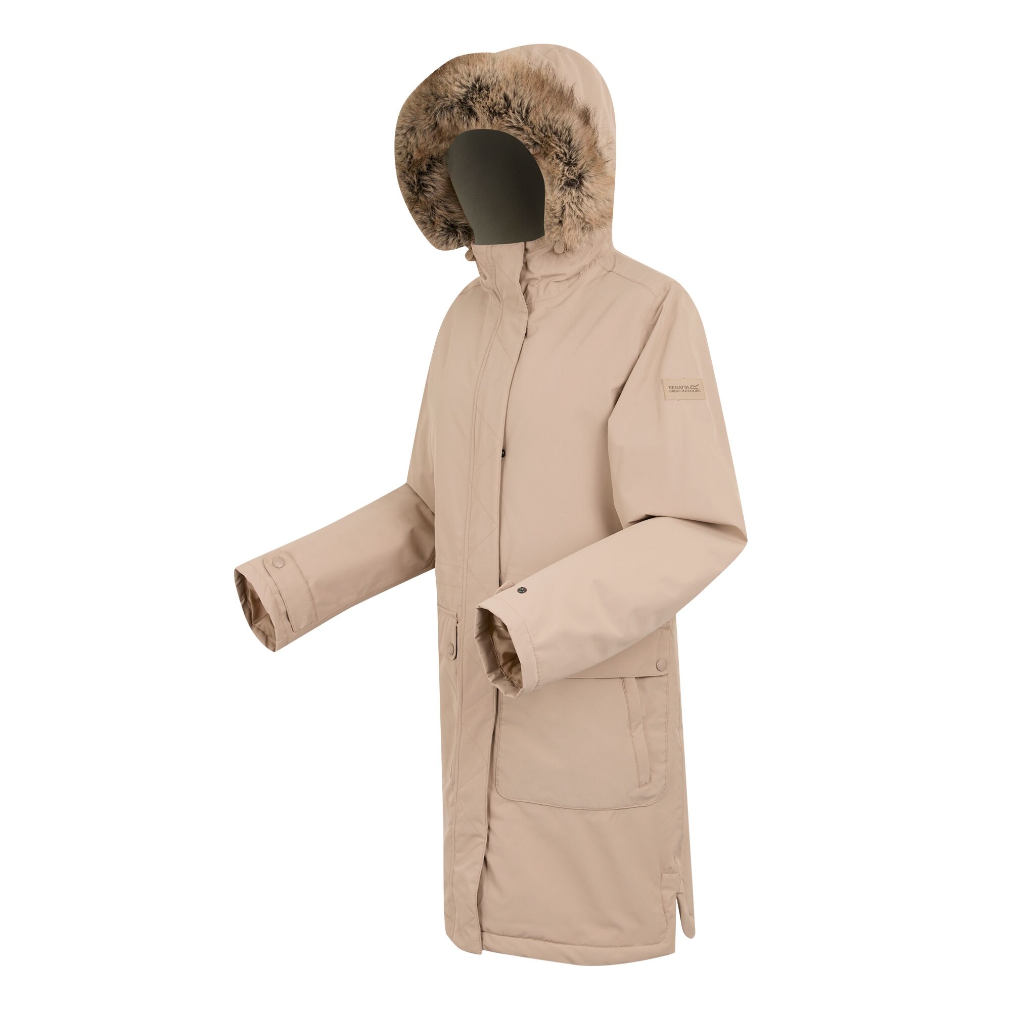 Women's Sabinka II Fur Trim Parka Jacket | Warm Taupe