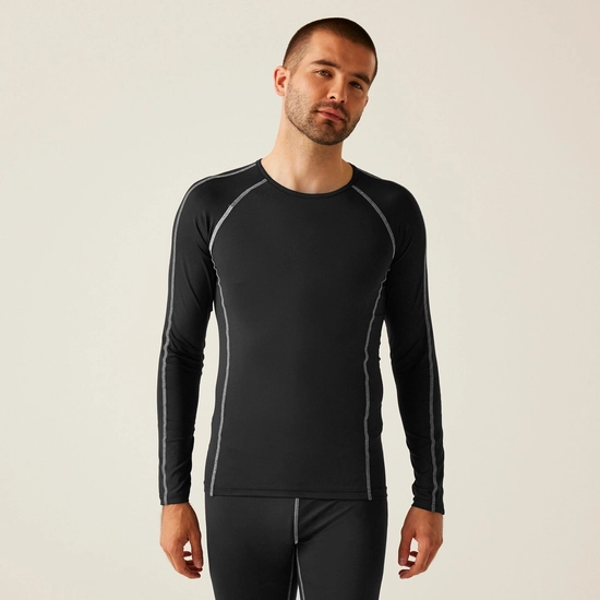 Men's LS Base Layer Top | Black