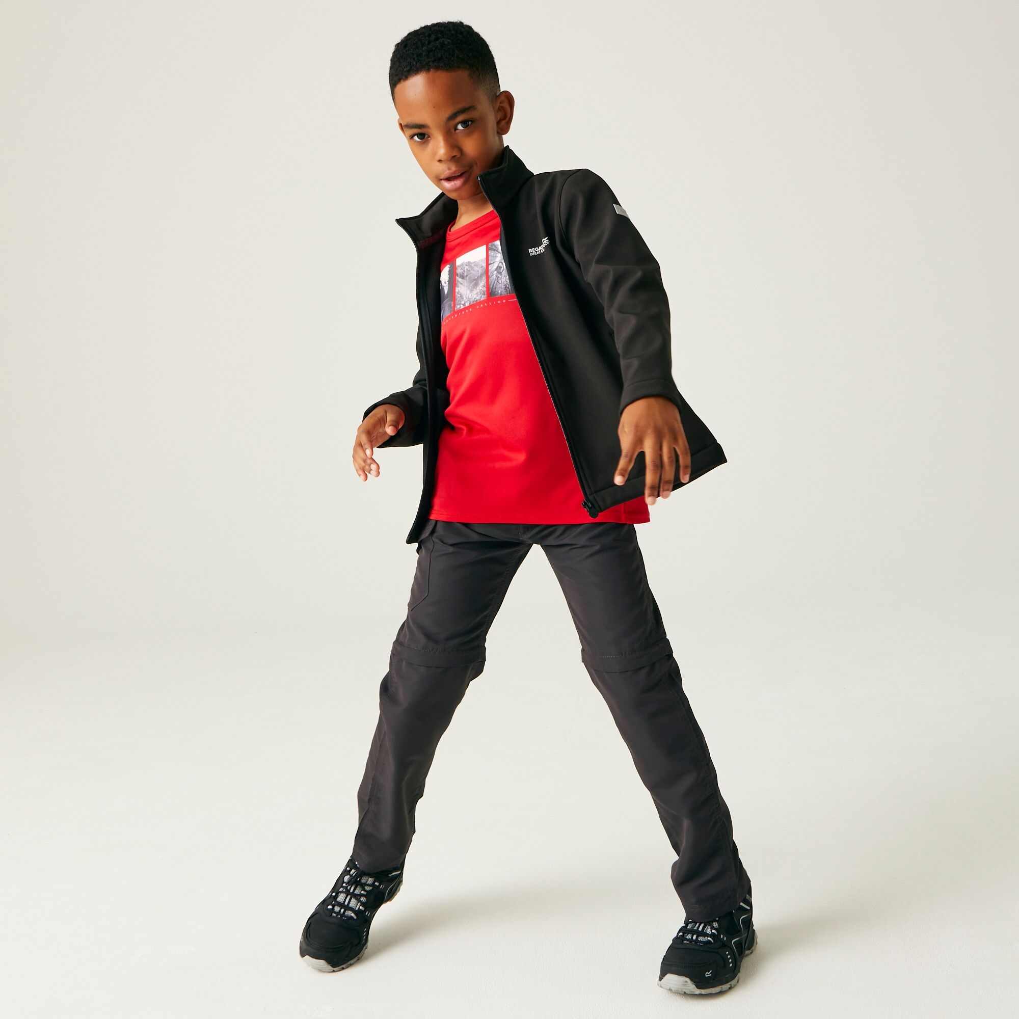 Kids' Cera Softshell Jacket | Black