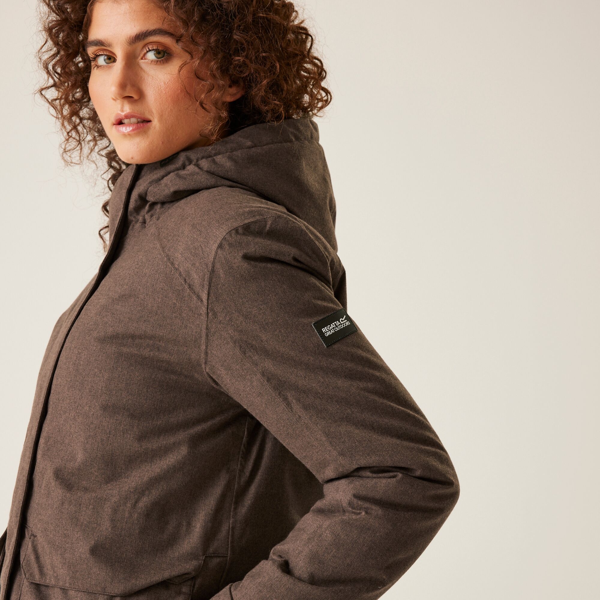 Women's Ezdale Waterproof Insulated Jacket | Bueno Brown Marl