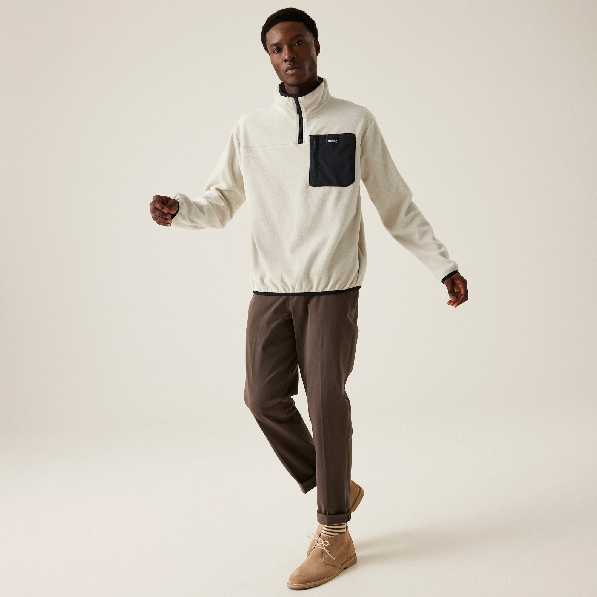 Men's Frankie Half Zip Fleece | Moonstruck