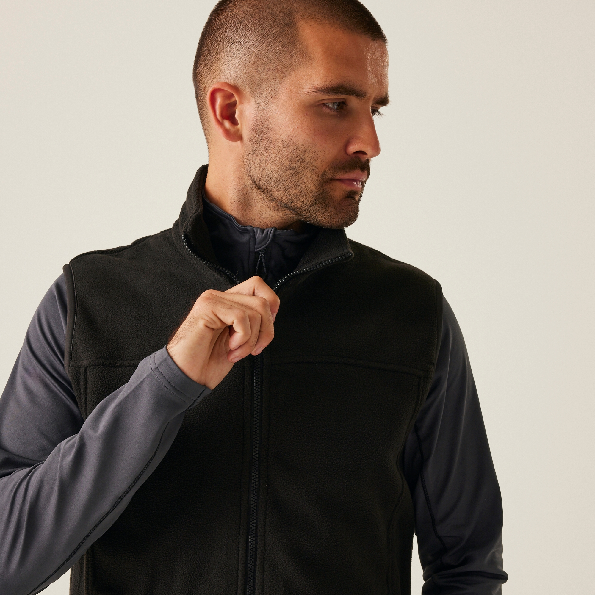Men's Haber II Fleece Bodywarmer | Black