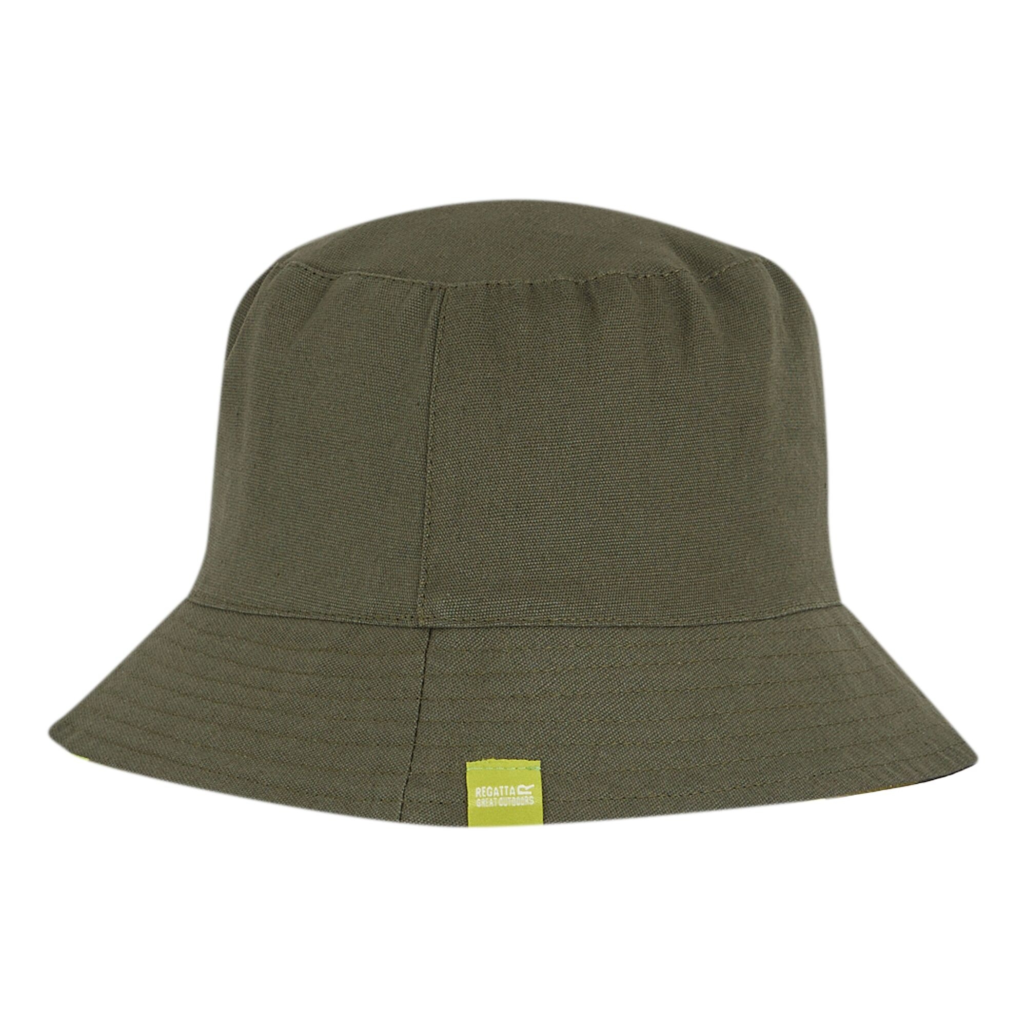 Kids' Flip Bucket Hat | Grenoble Green Camo Nephrite Green