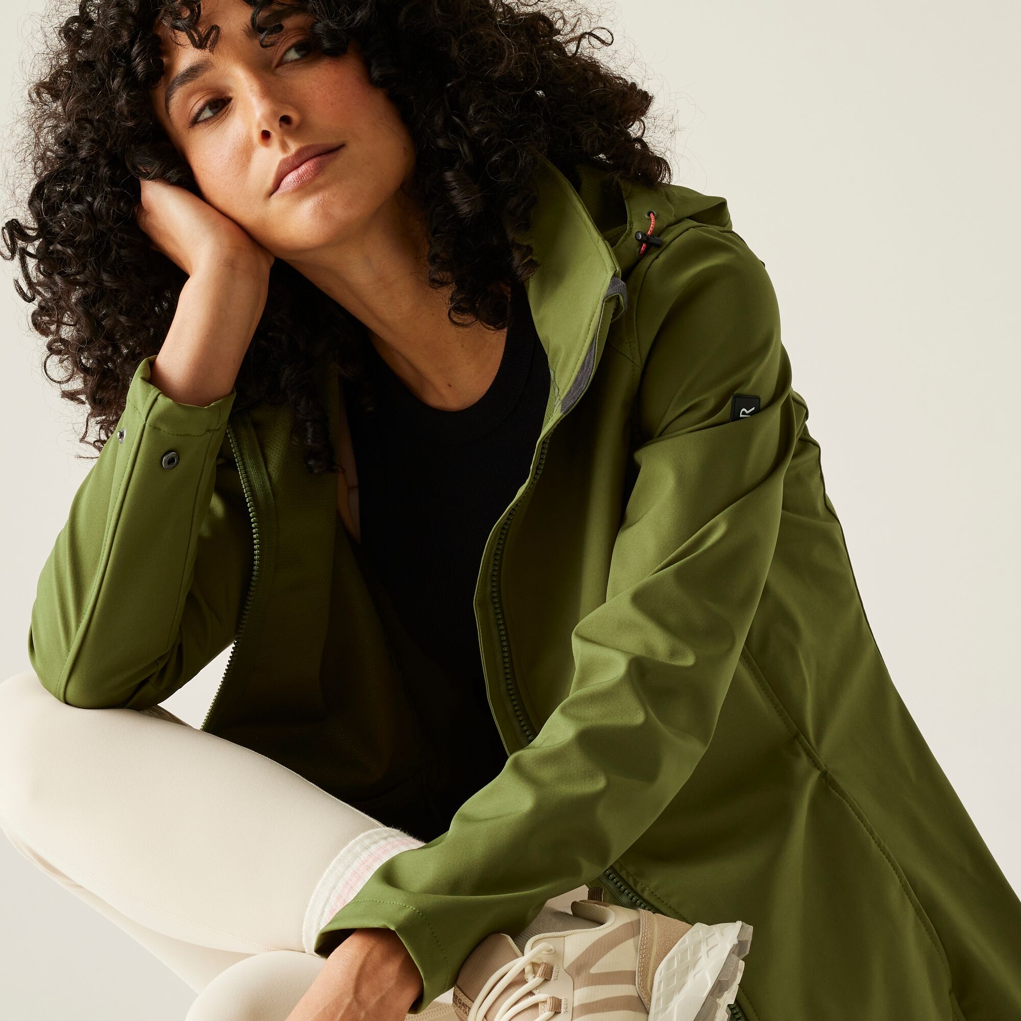 Women's Carisbrooke Softshell Jacket | Nephrite Green Peach Bloom