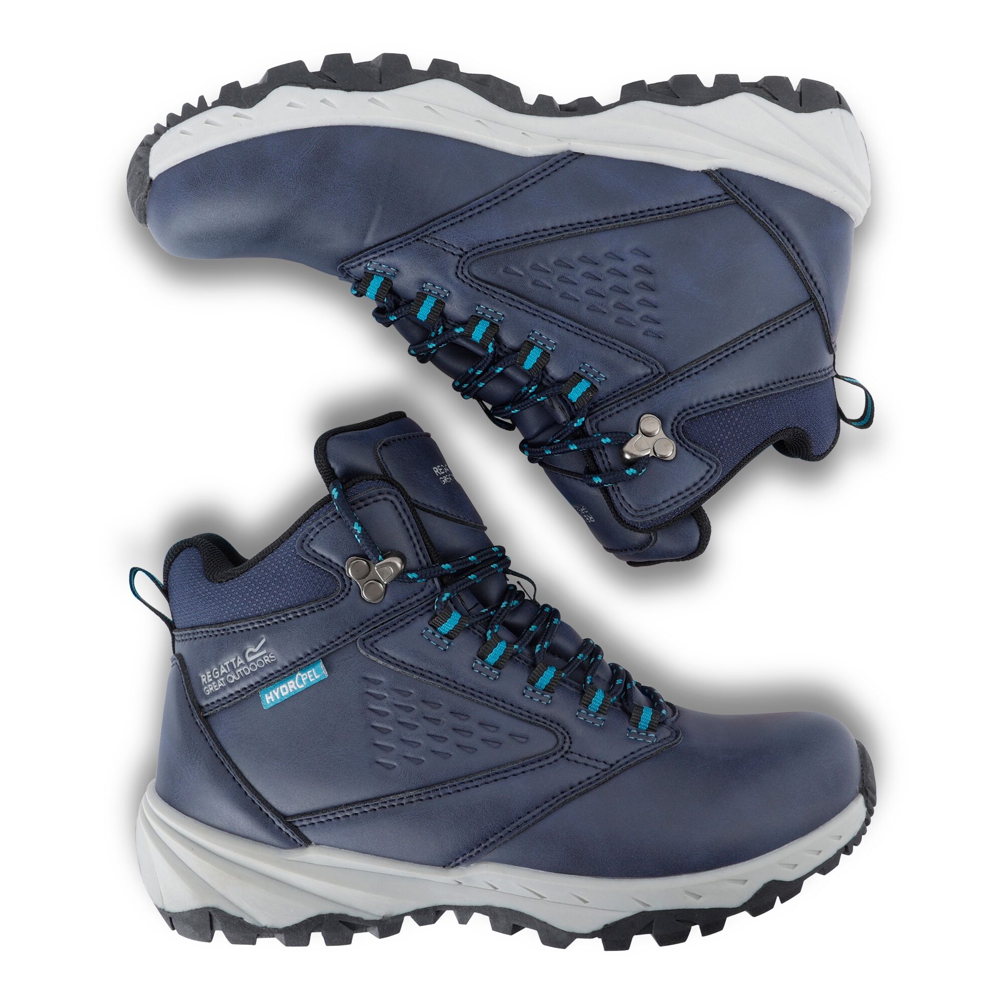 Women's Amble Walking Boots | Navy Exotic Plume
