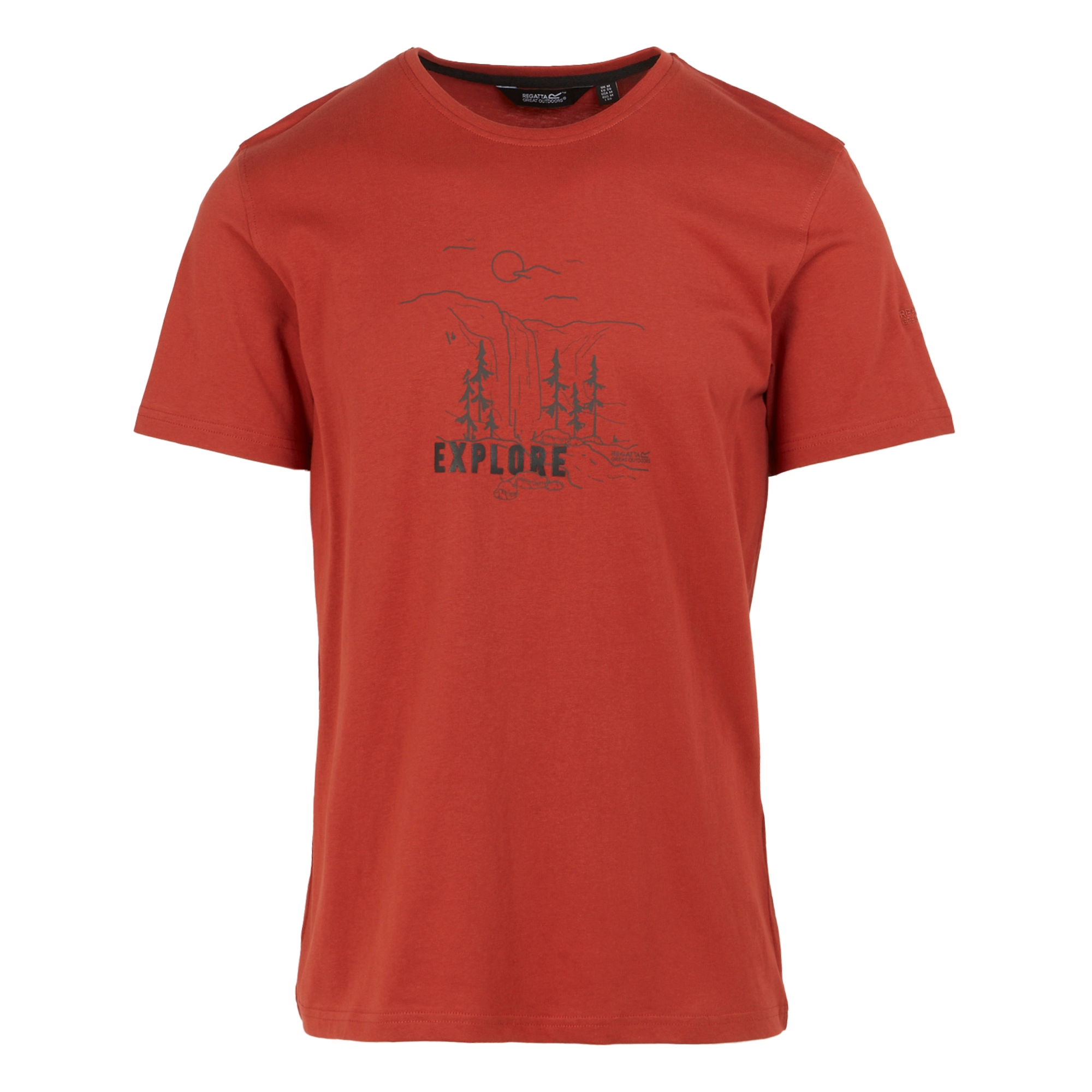Men's Cline IX T-Shirt | Red Ochre
