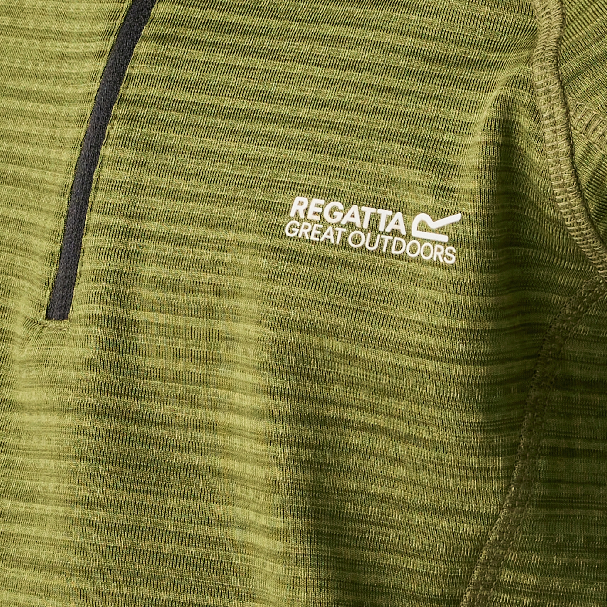 Kids' Berley Half Zip Fleece | Nephrite Green Black