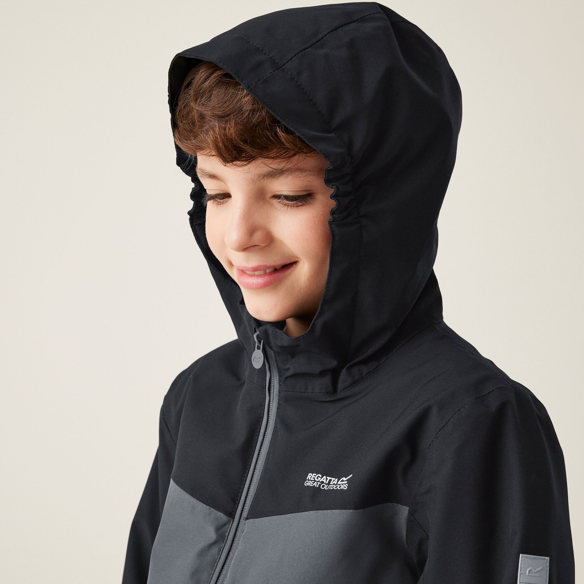 Kids' Highton V Padded Jacket | Seal Grey Black