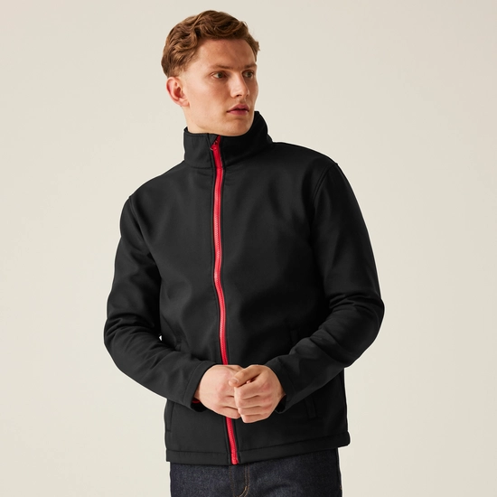 Men's Ablaze Printable Softshell Jacket | Black