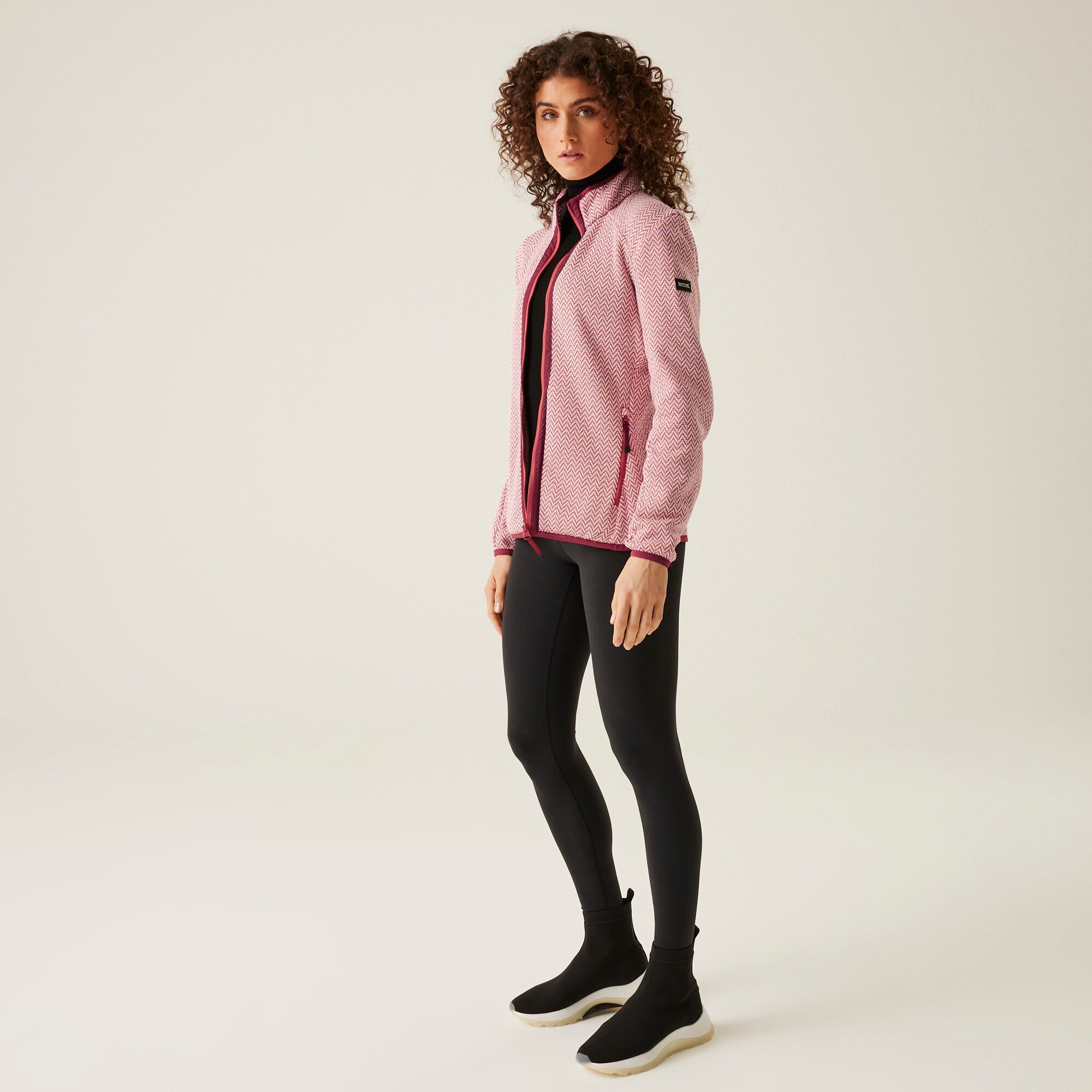 Women's Elzie Full Zip Fleece | Mineral Red