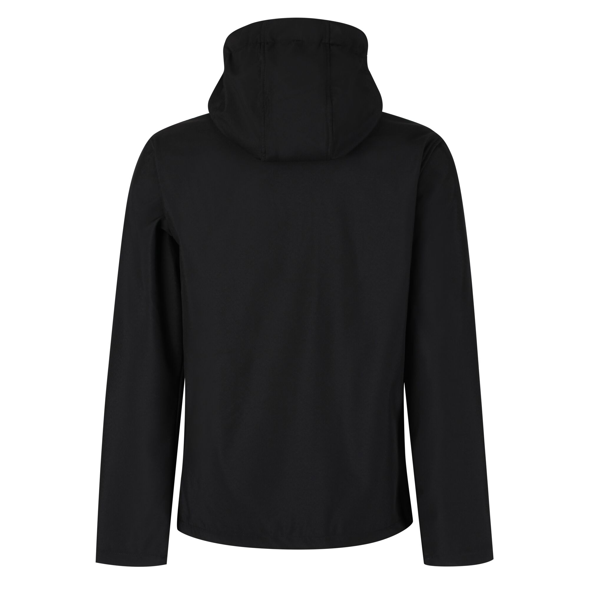 Men's Venturer 3 Layer Printable Hooded Softshell Jacket | Black Classic Red
