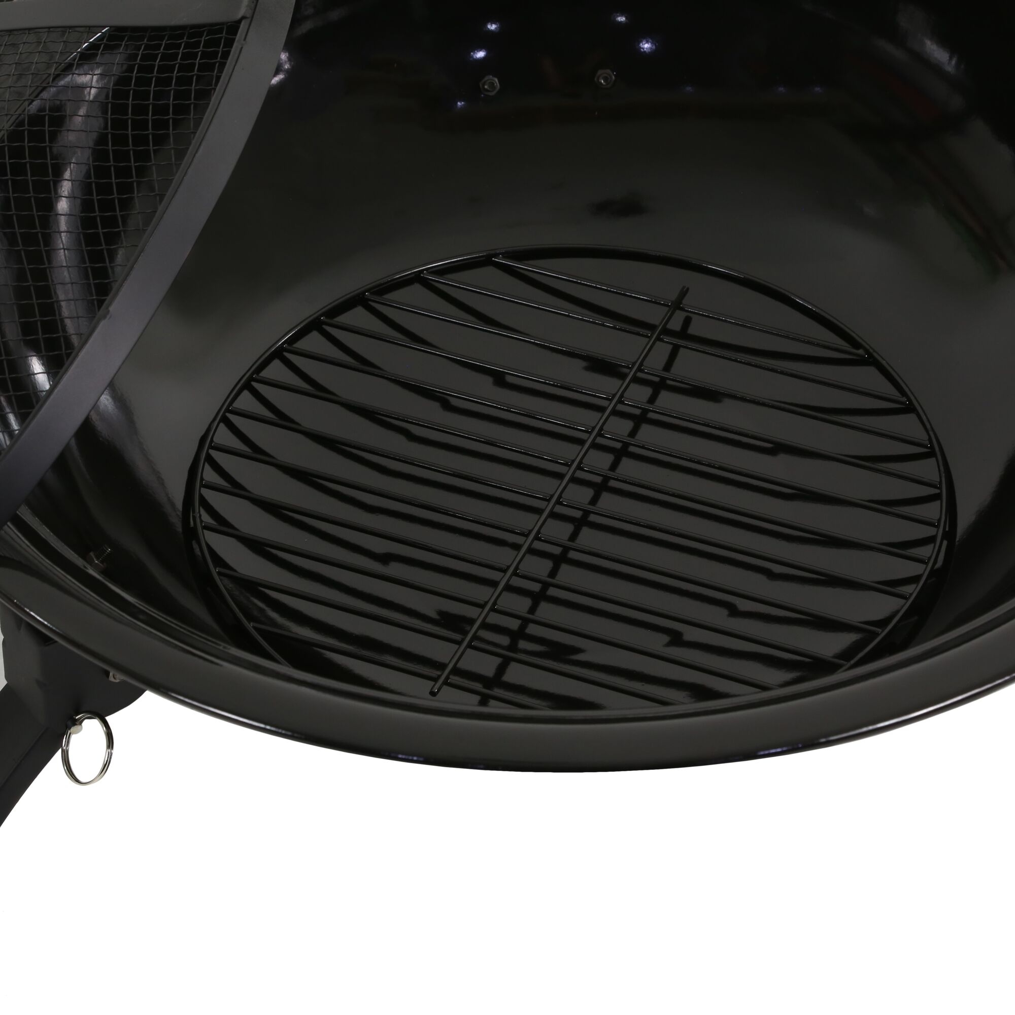 Firepit with Guard | Black