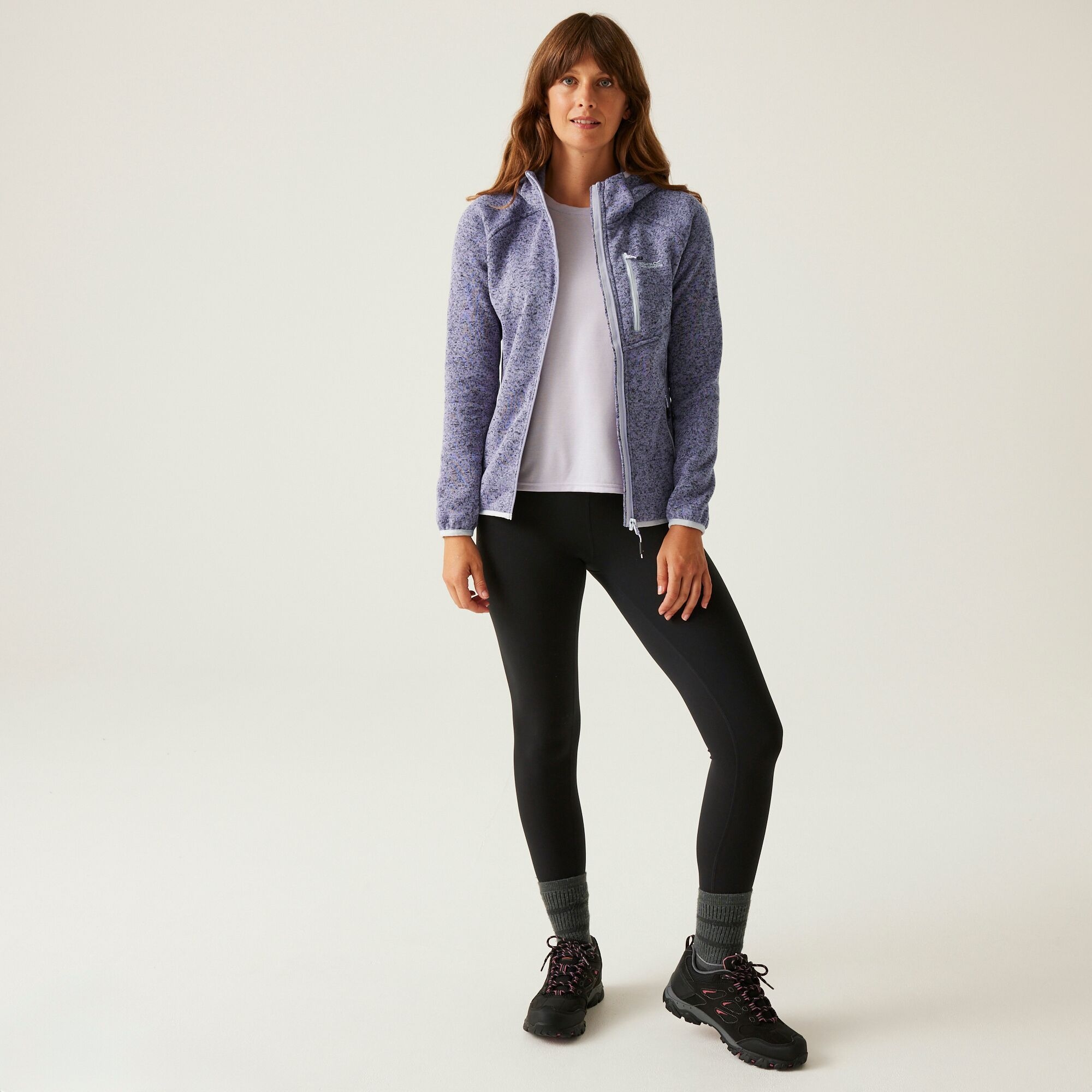Women's Newhill II Hooded Fleece | Wisteria Lilac Hint