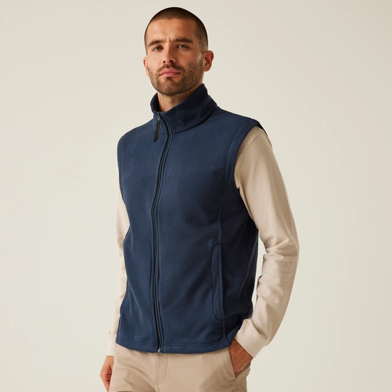 Men's Micro Fleece Bodywarmer | Dark Navy