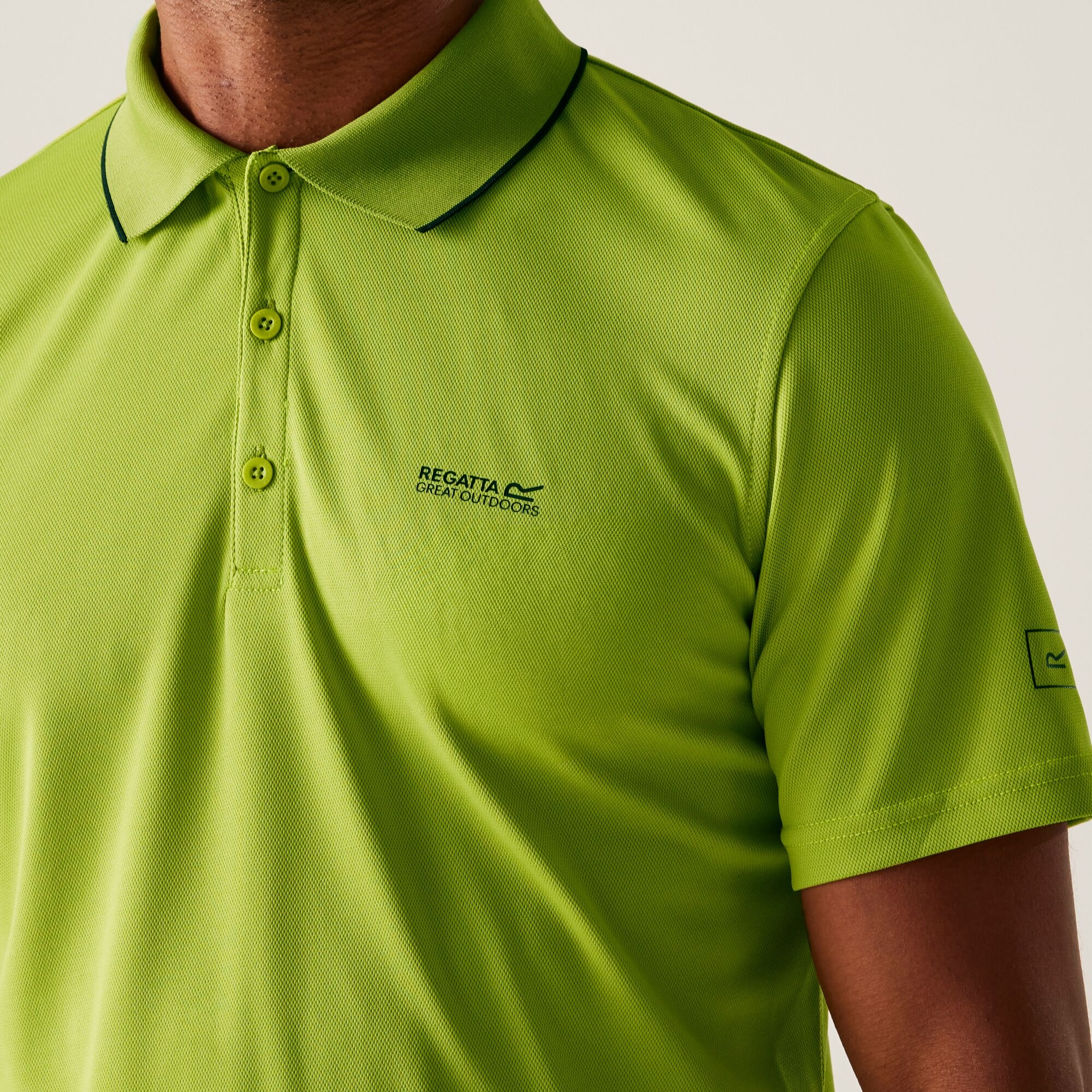 Men's Maverick V Active Polo Shirt | Grenoble Green
