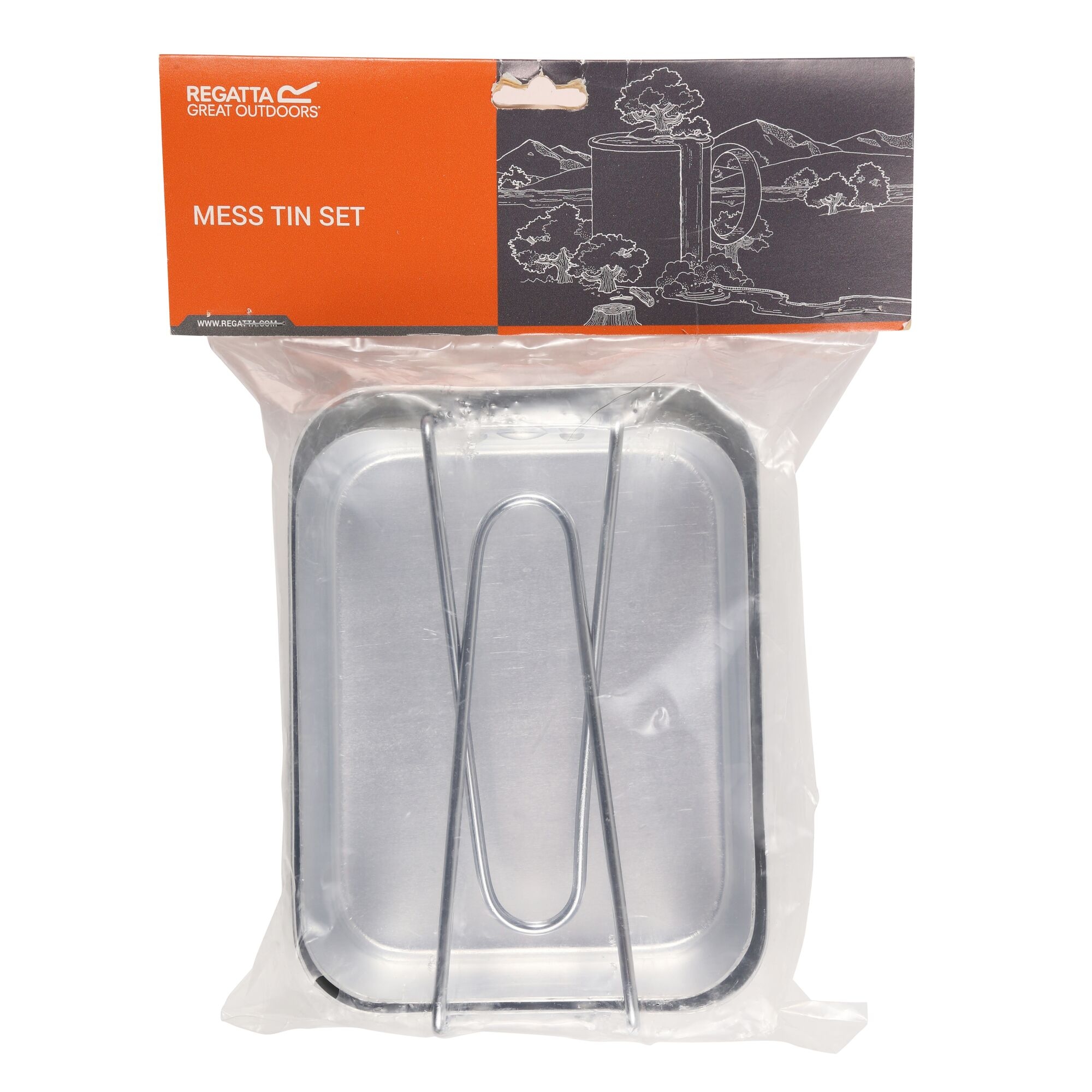 Lightweight Aluminium Mess Tin Set | Silver