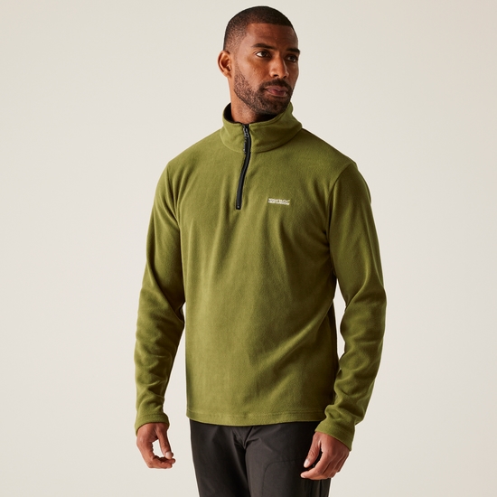 Men's Thompson Lightweight Half Zip Fleece | Nephrite Green