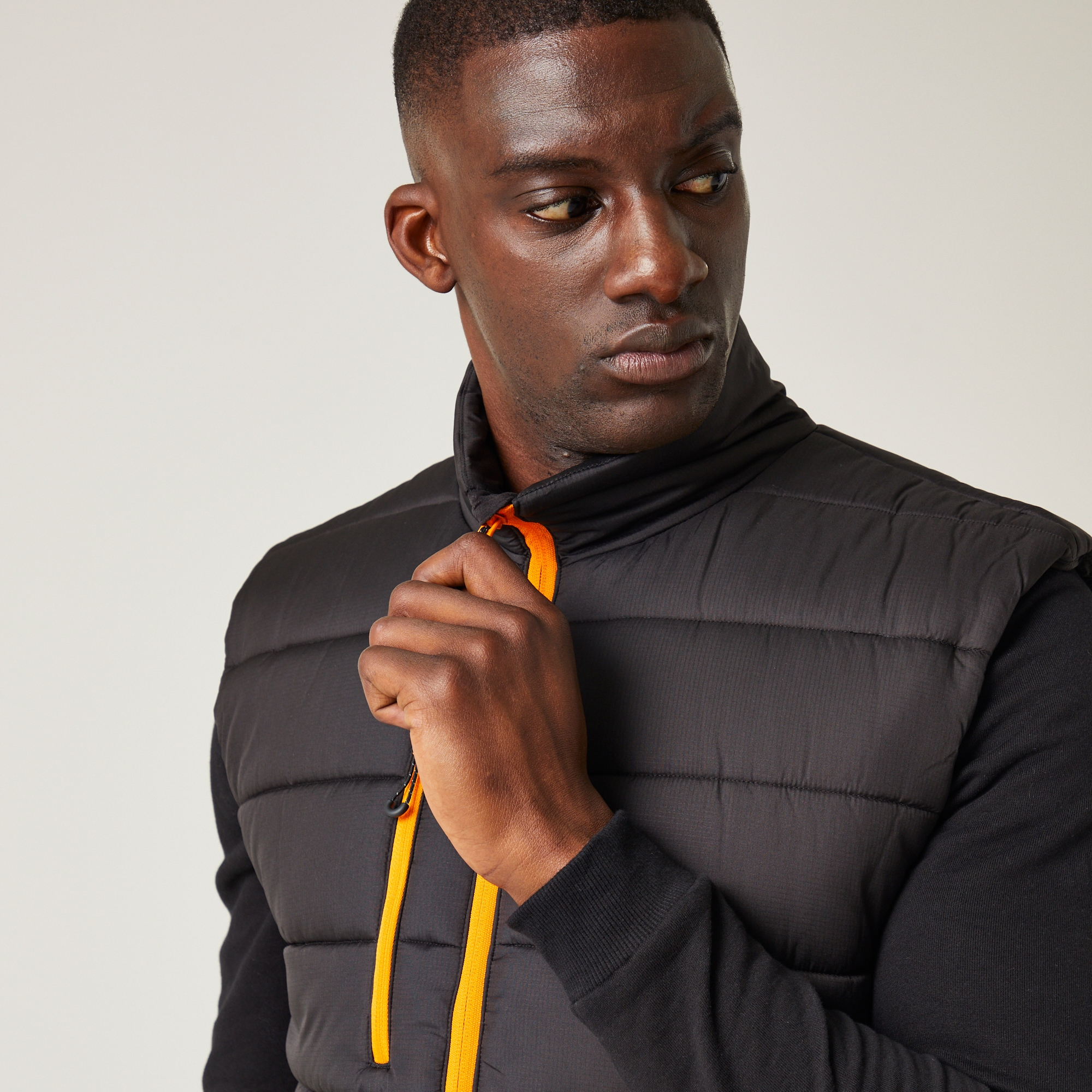 Men's Navigate Thermal Bodywarmer | Black Orange Pop