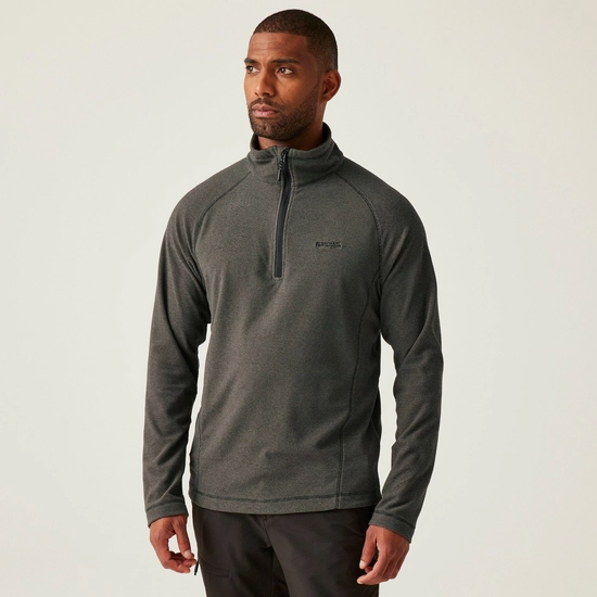Men's Montes Lightweight Half Zip Fleece | Light Steel