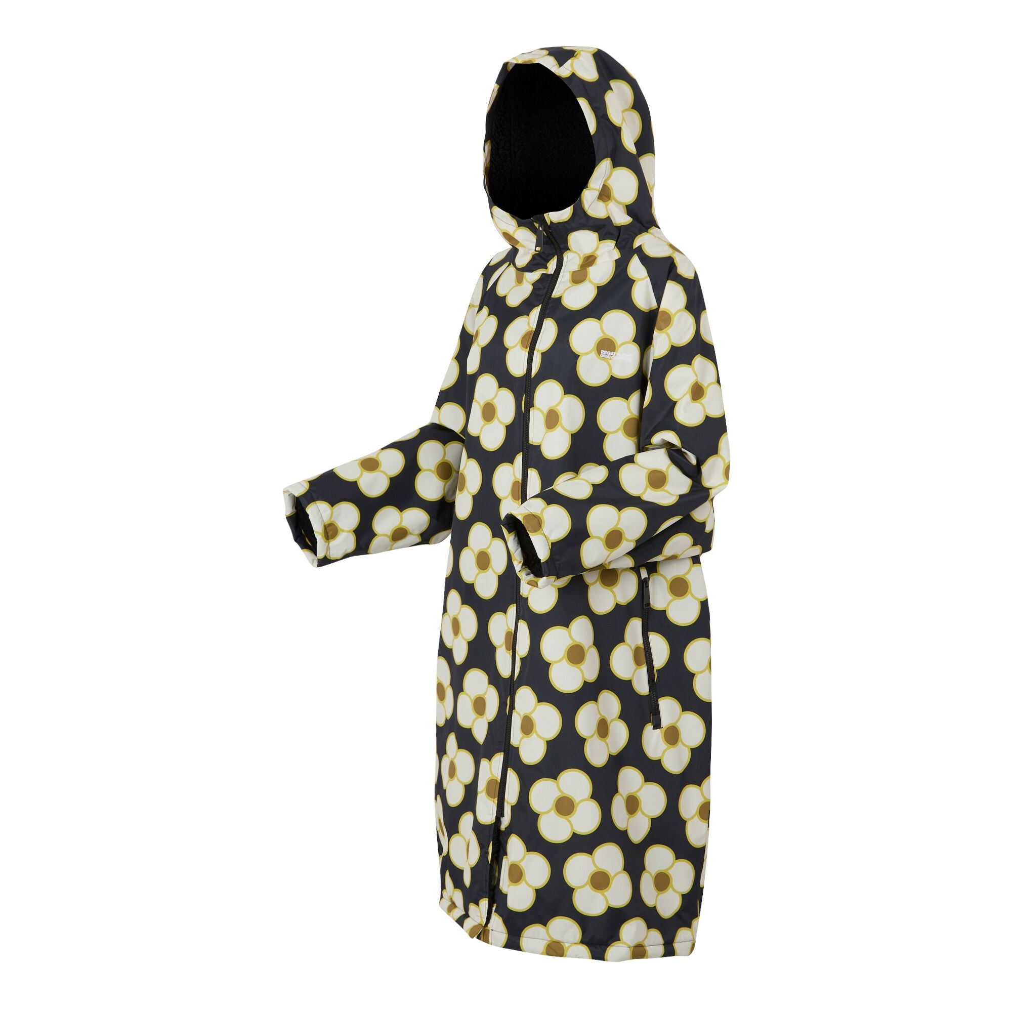 Orla Kiely Waterproof Changing Robe | Spinning Flower Black