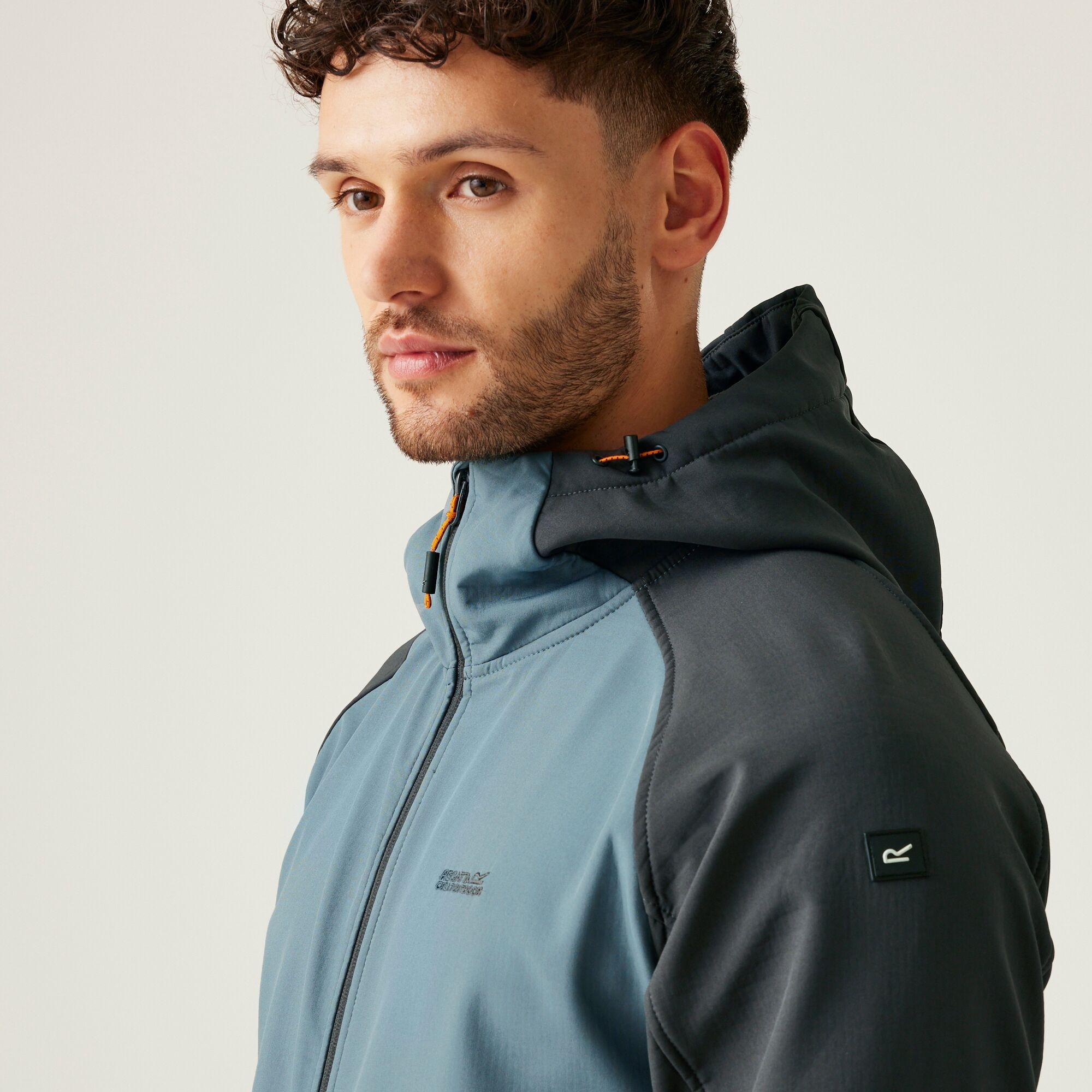 Men's Arec III Softshell Jacket | Stormy Weather Ash