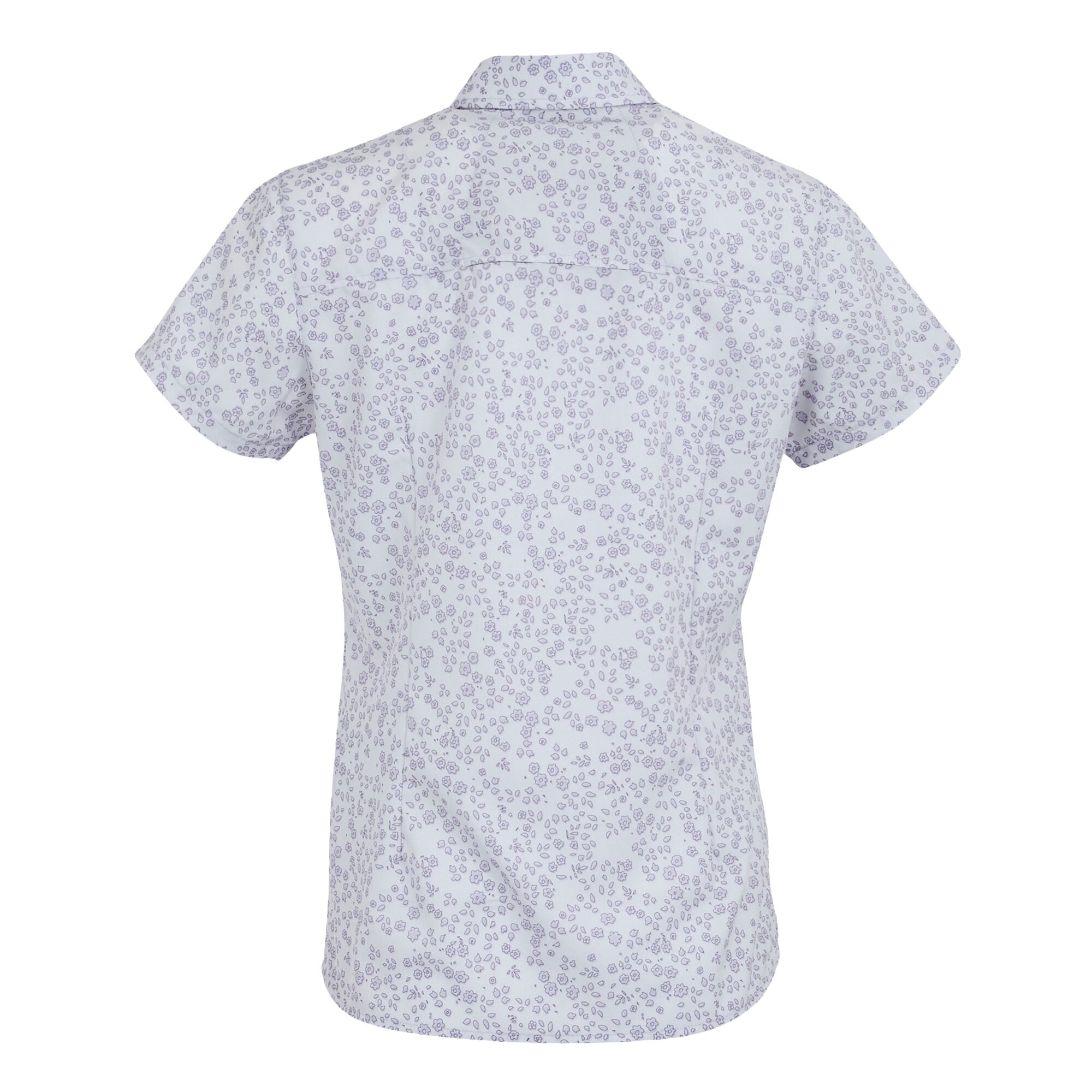 Women's Travel Packaway Short Sleeve Shirt | Lilac Hint Meadow Print